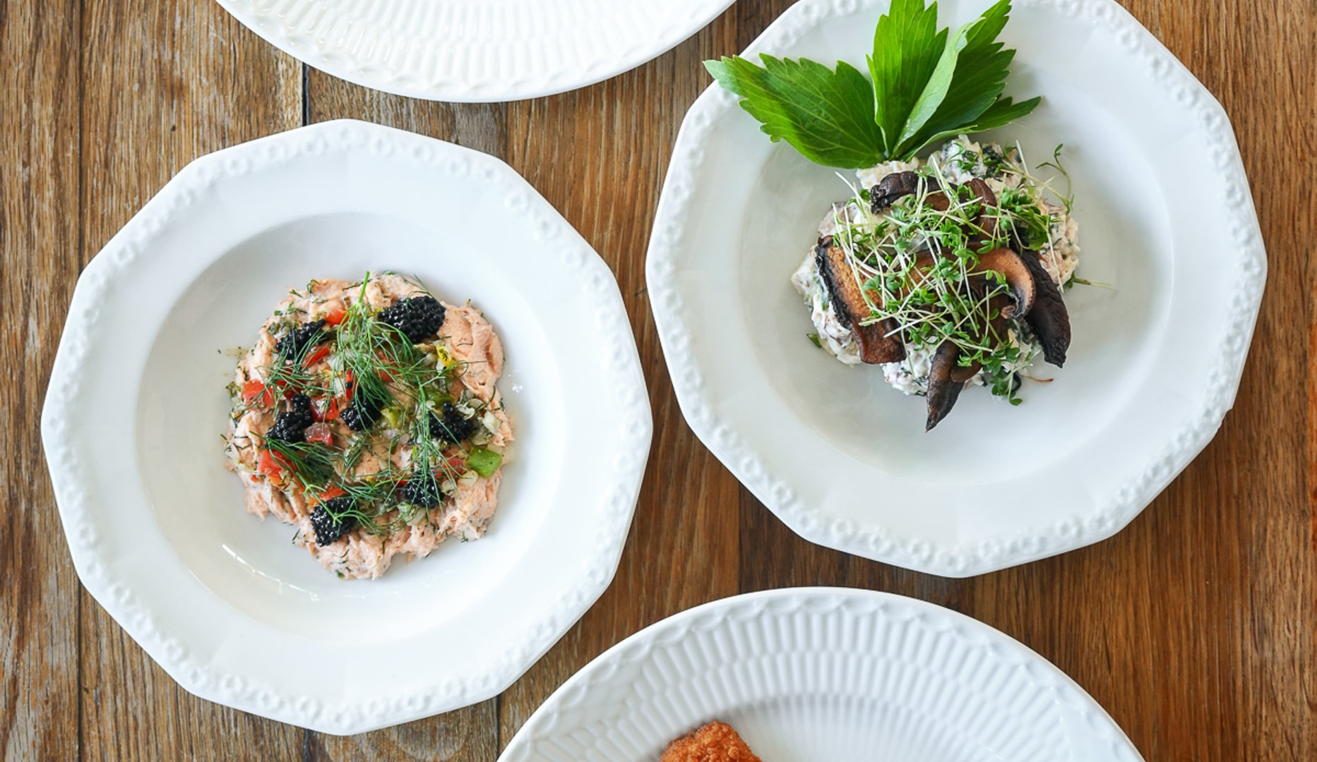 4-Retters Frokost på Strandmøllekroen i Klampenborg