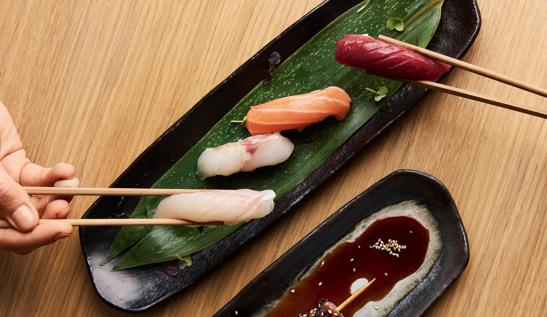 Frit valg & ½ pris hos Basara Sushi