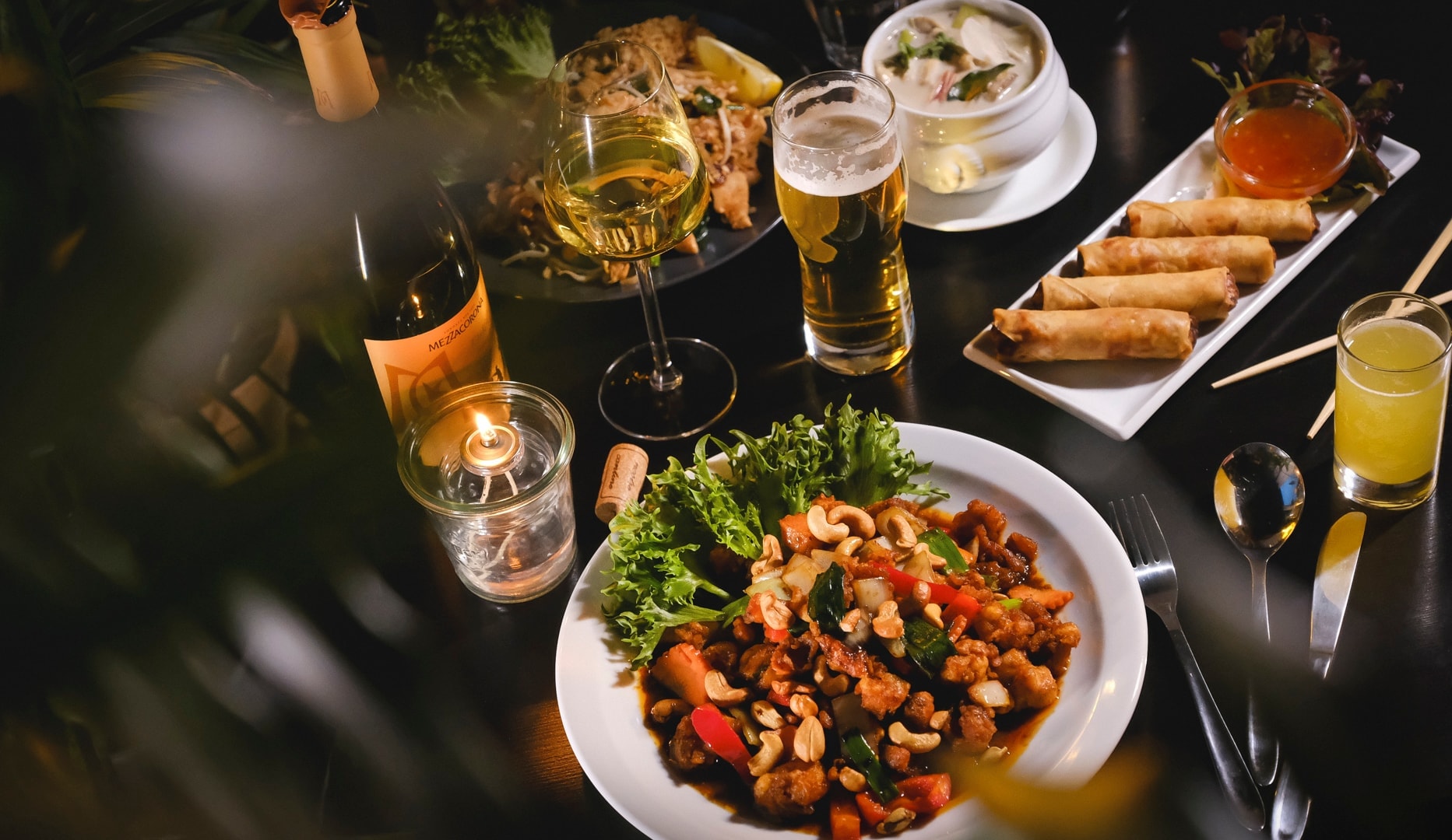 Valgfri menu hos Min Thai