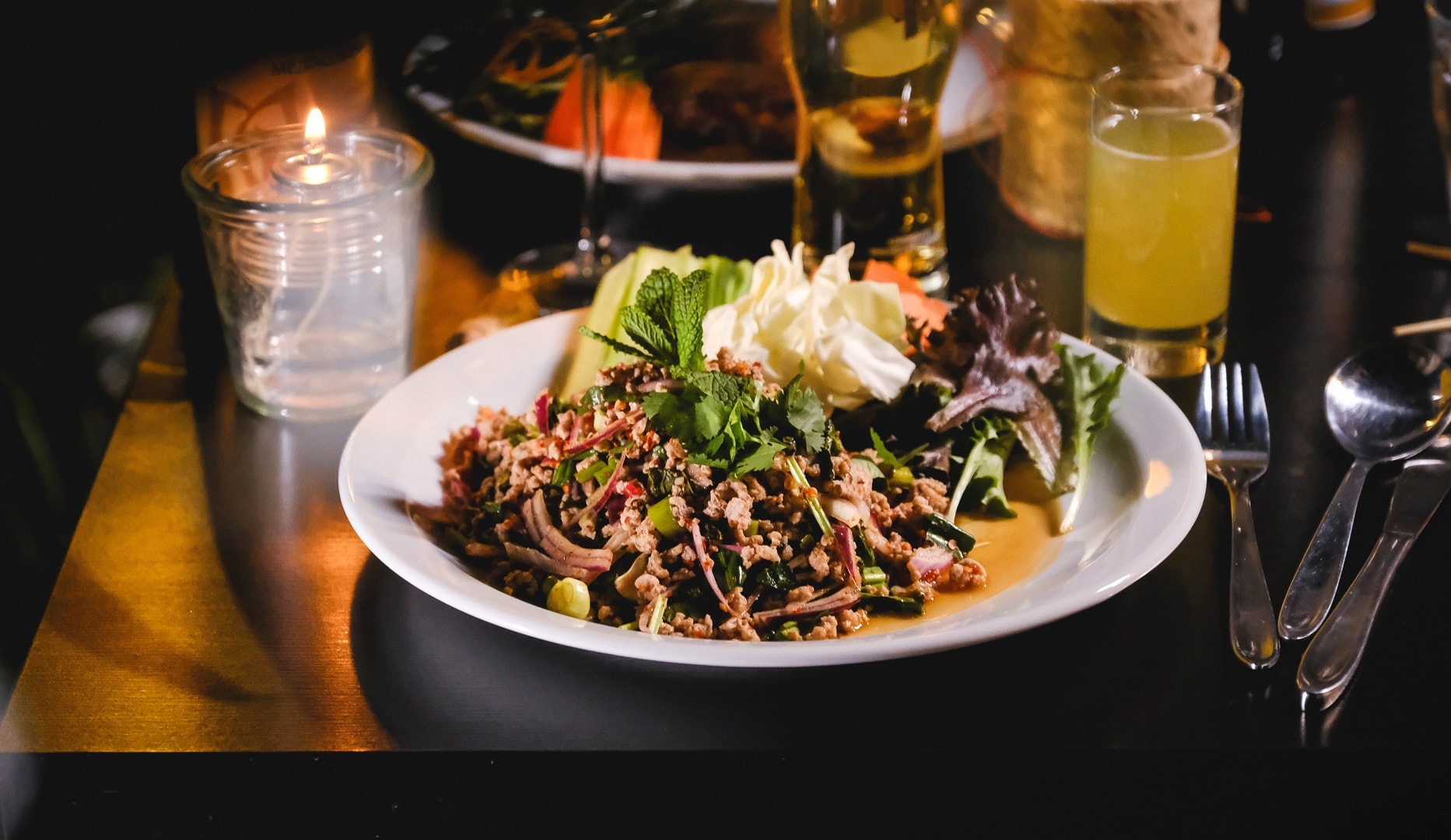 Valgfri menu hos Min Thai