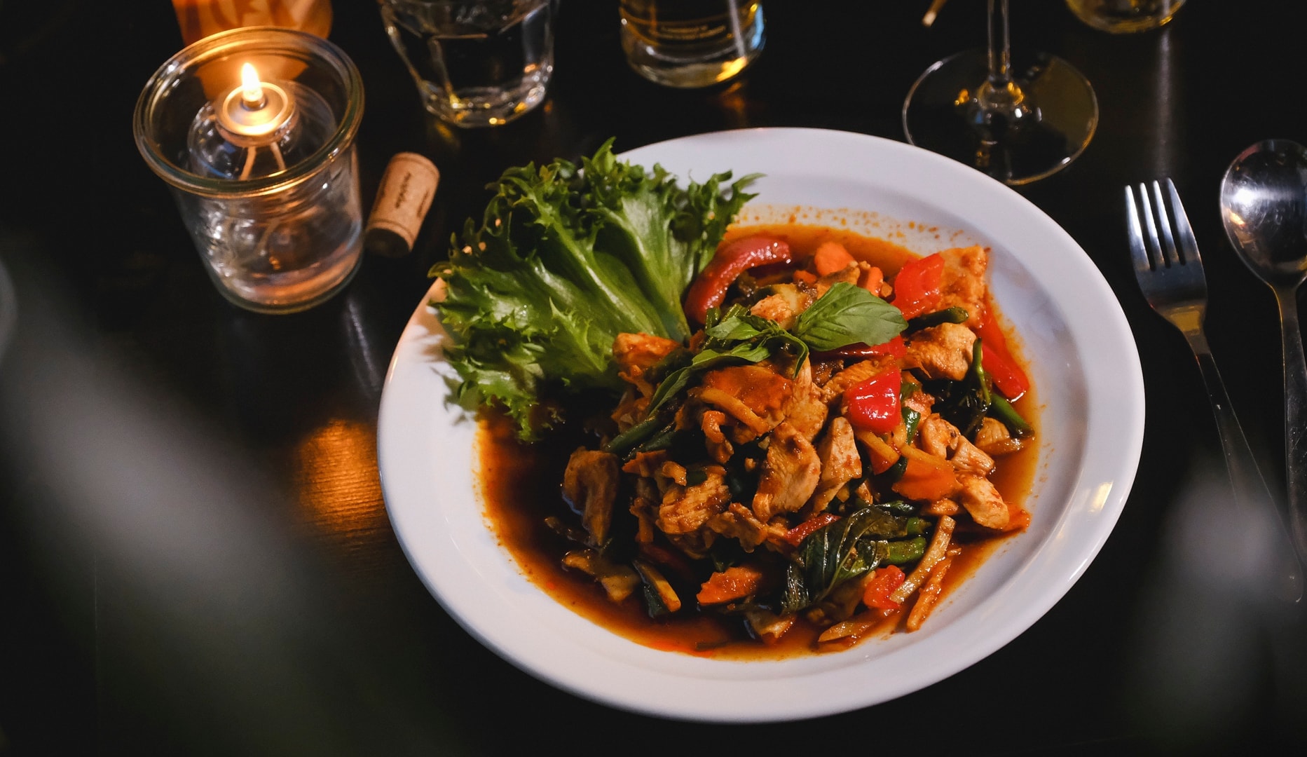 Valgfri menu hos Min Thai