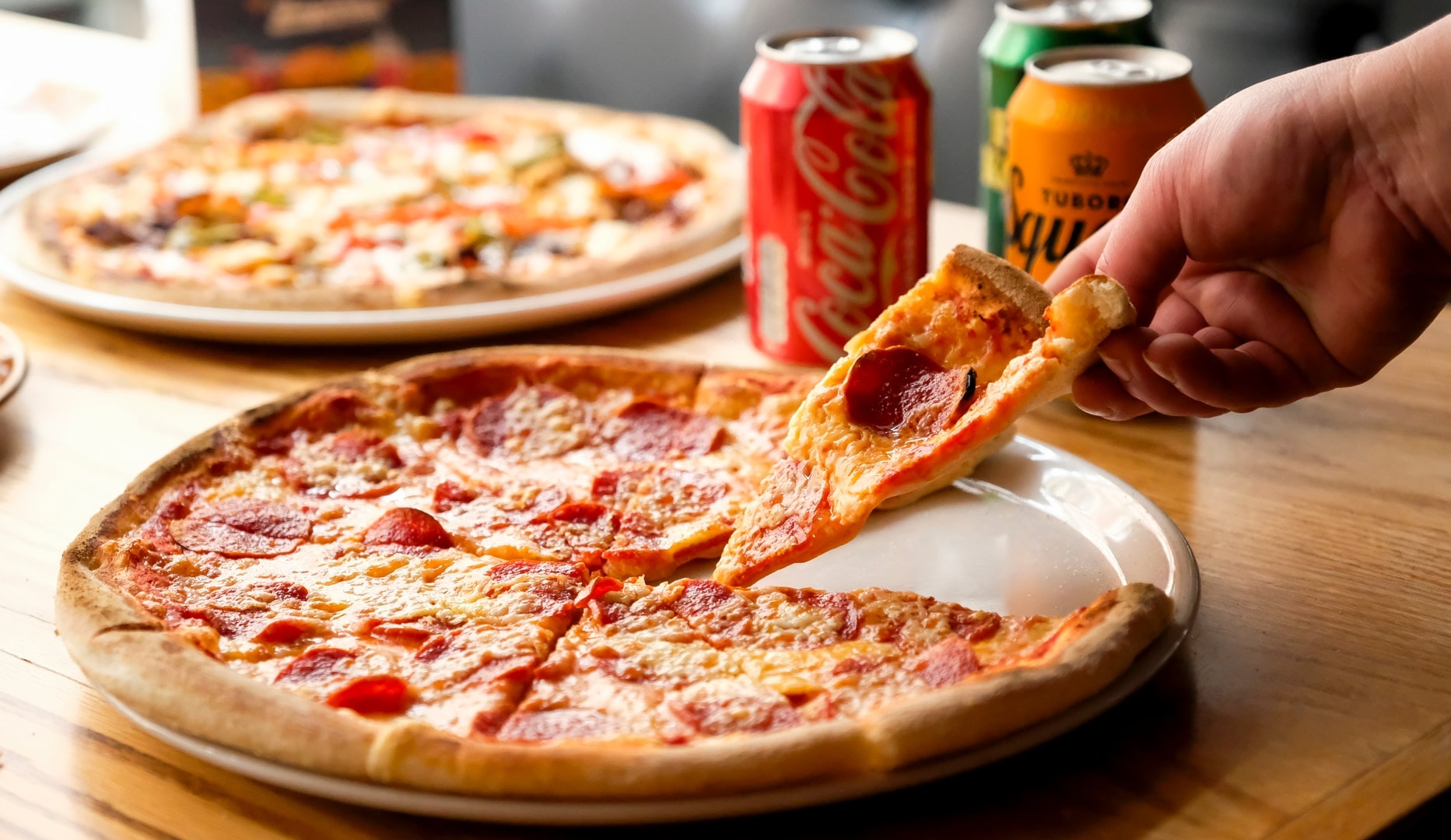 Valgfri Burger- eller Pizzacombo