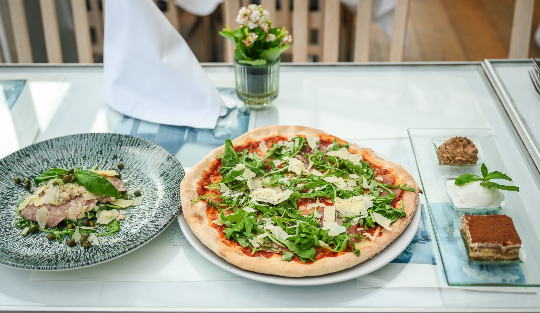 Valgfri 3-retters på Restaurant Lazio 