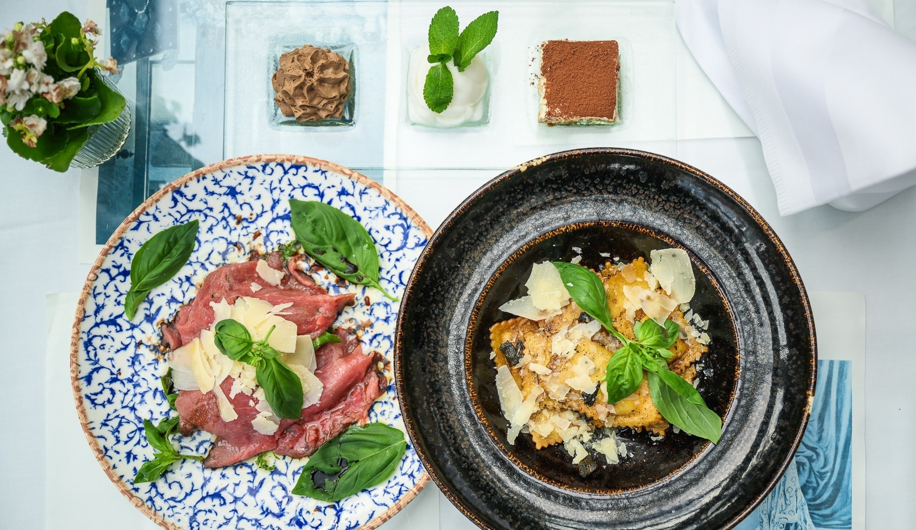 Valgfri 3-retters på Restaurant Lazio 