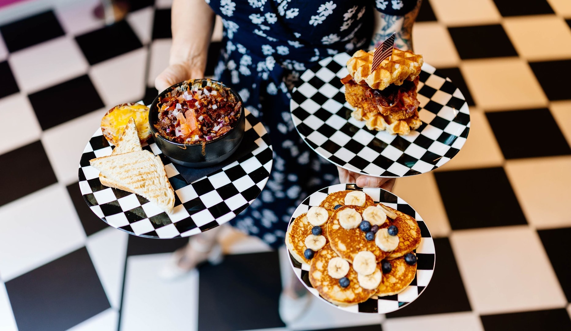 Brunch på Stacy's Diner - Køge/Næstved