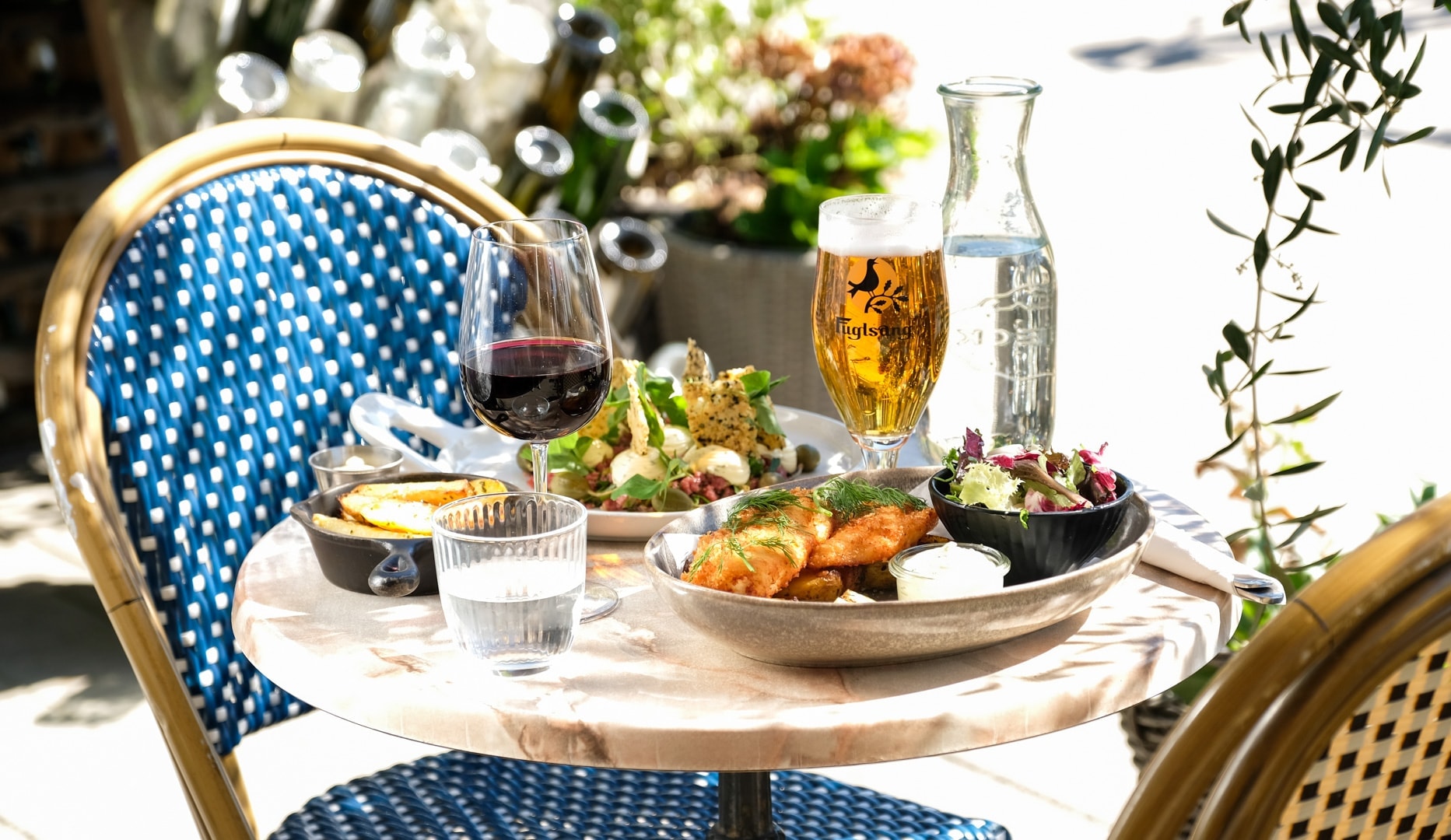 Fish n` Chips / Tartar på Café Nöah