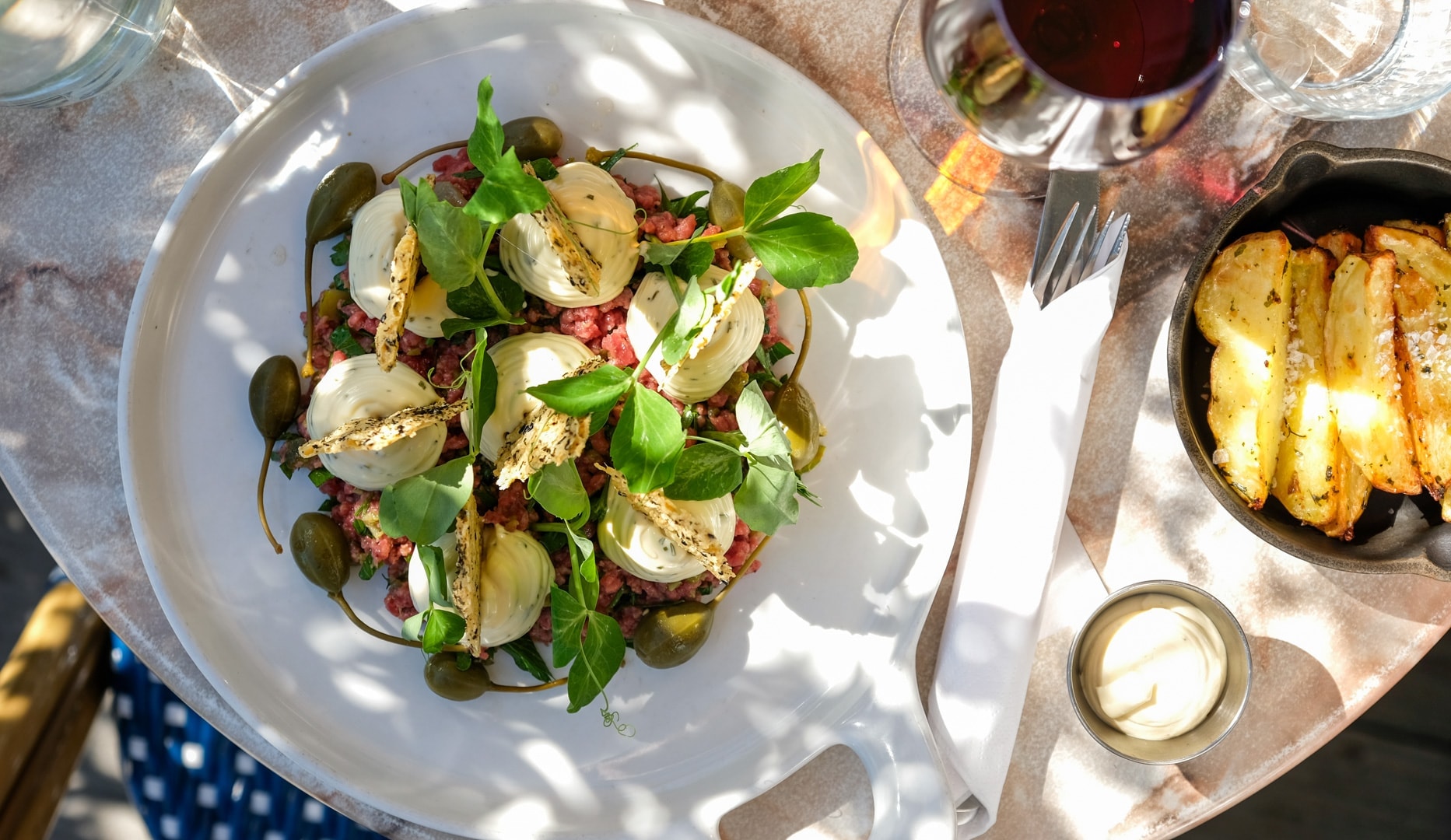 Fish n` Chips / Tartar på Café Nöah