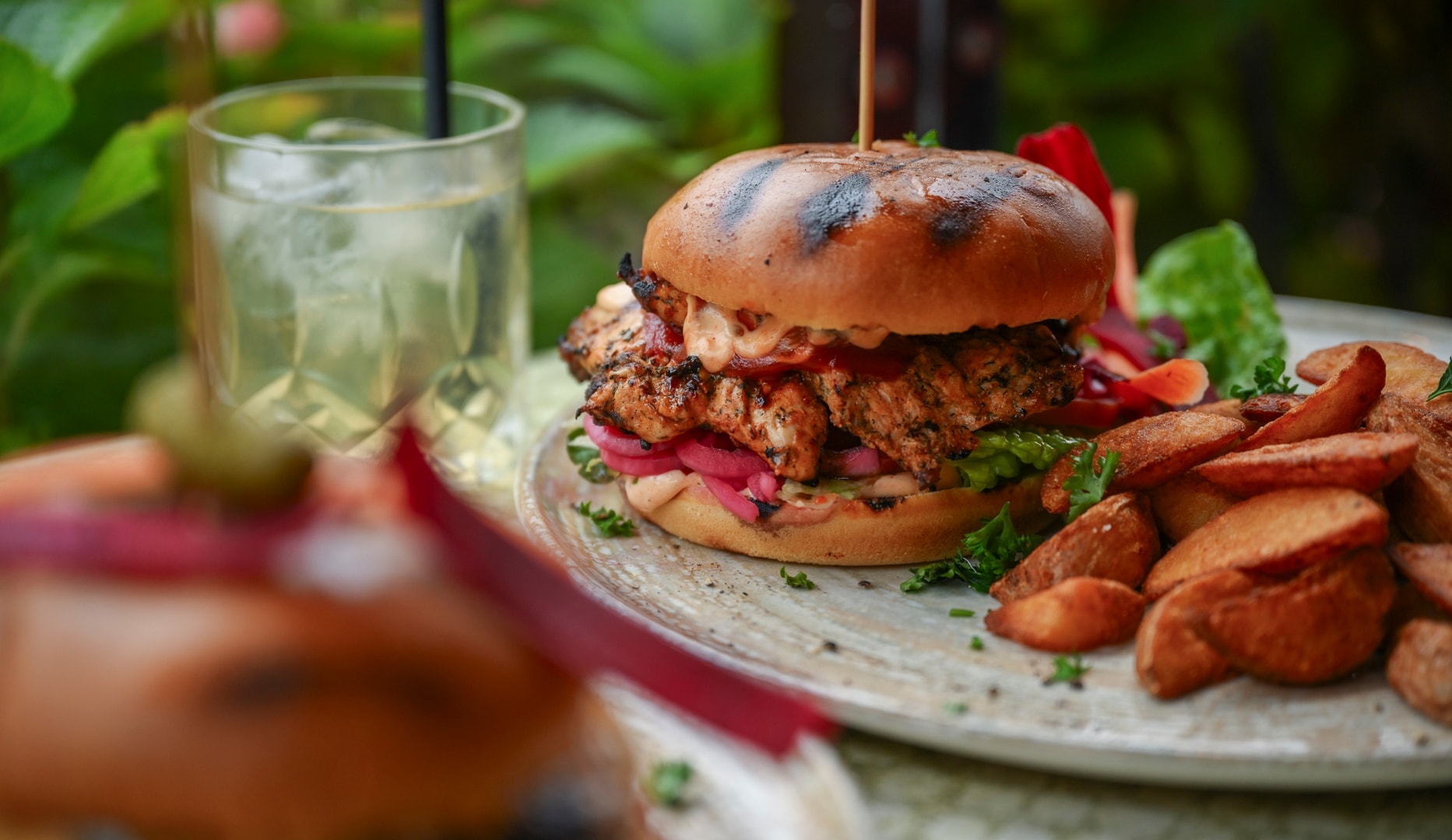 Burgermenu Med Sprøde Fritter