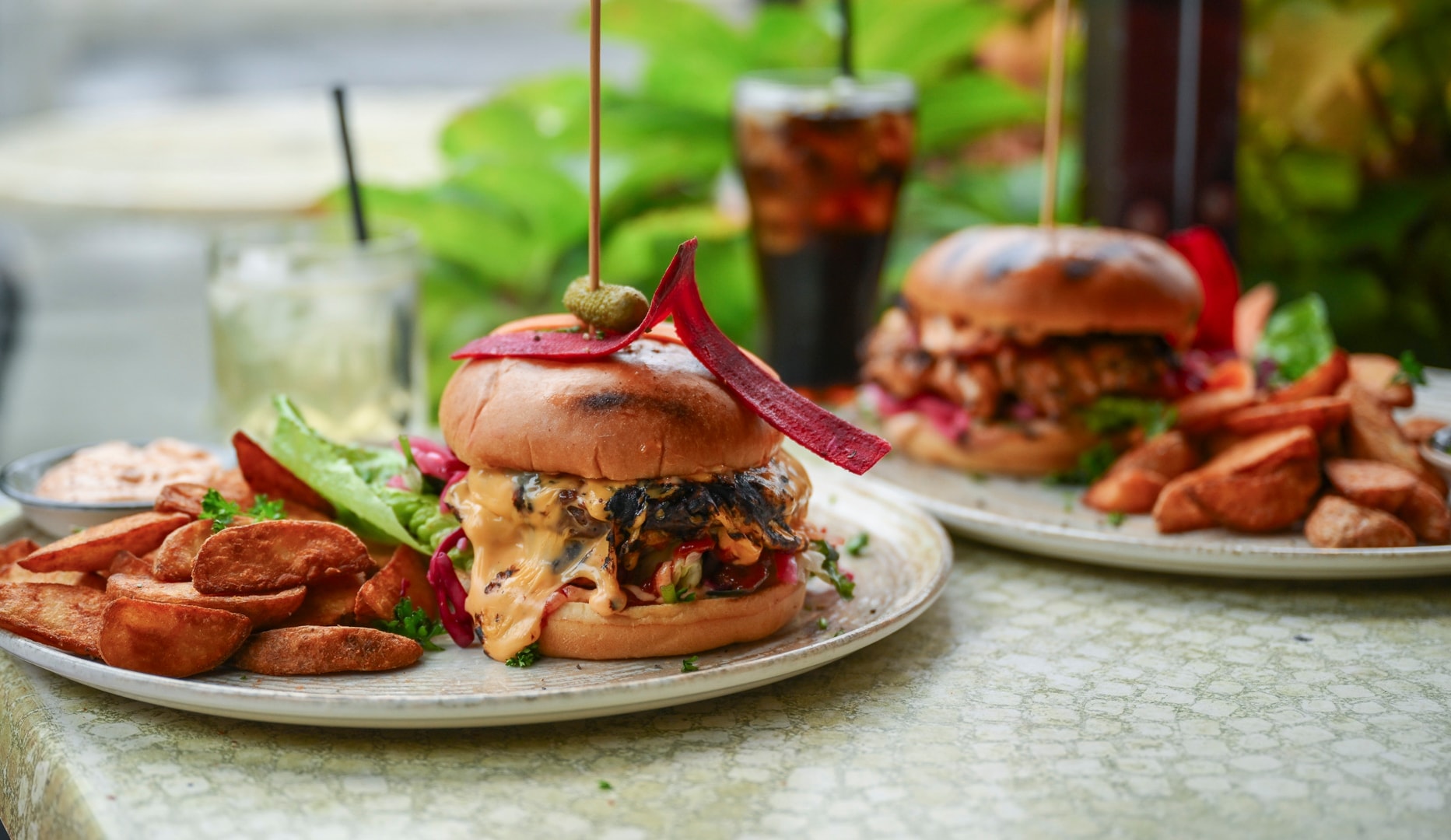 Burgermenu Med Sprøde Fritter