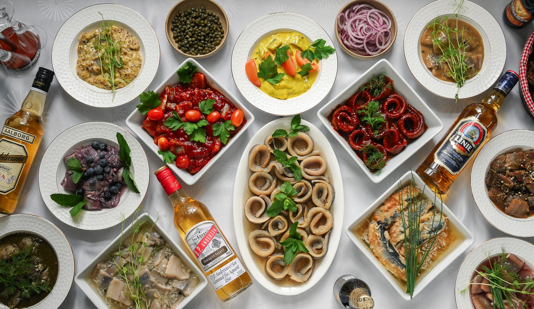 Sildebuffet - Fyrtøjet i Nyhavn