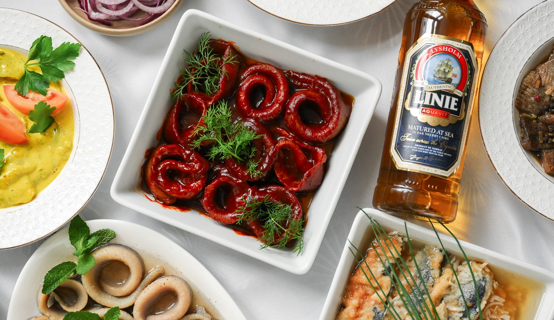 Sildebuffet - Fyrtøjet i Nyhavn