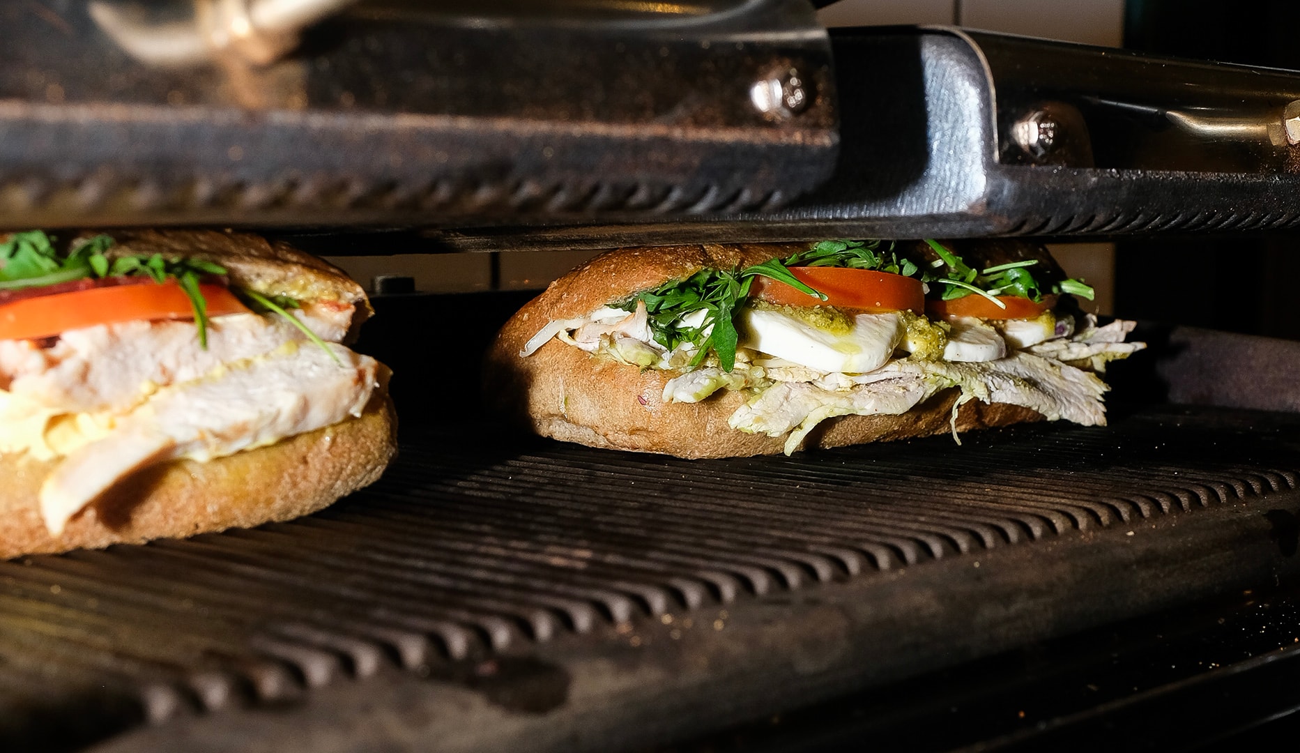 Sandwich-menu hos Vandkunsten