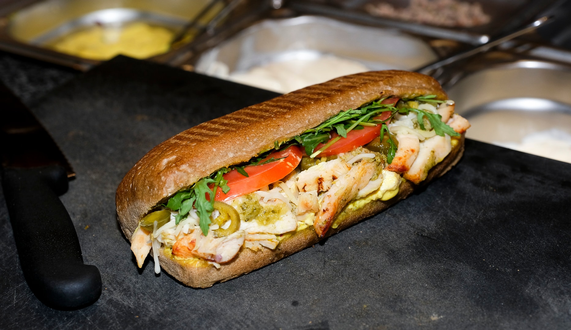 Sandwich-menu hos Vandkunsten