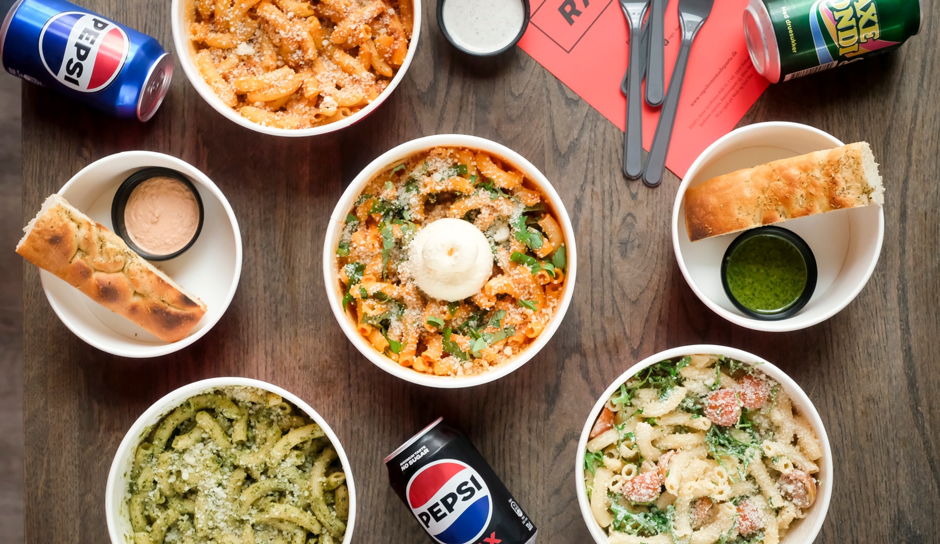 ½ PRIS: Valgfri Stor Pastacombo