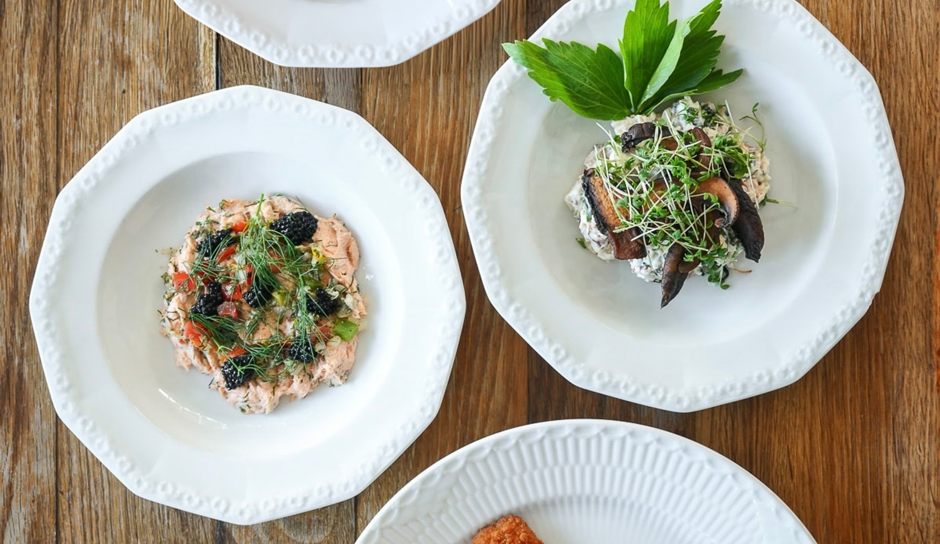 4-Retters Frokost på Strandmøllekroen i Klampenborg