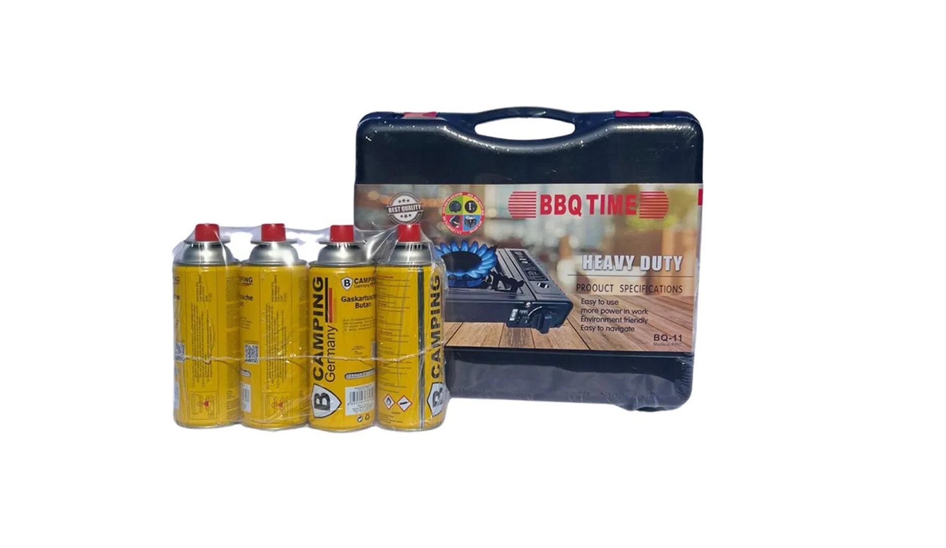 Gasblus og gasflasker