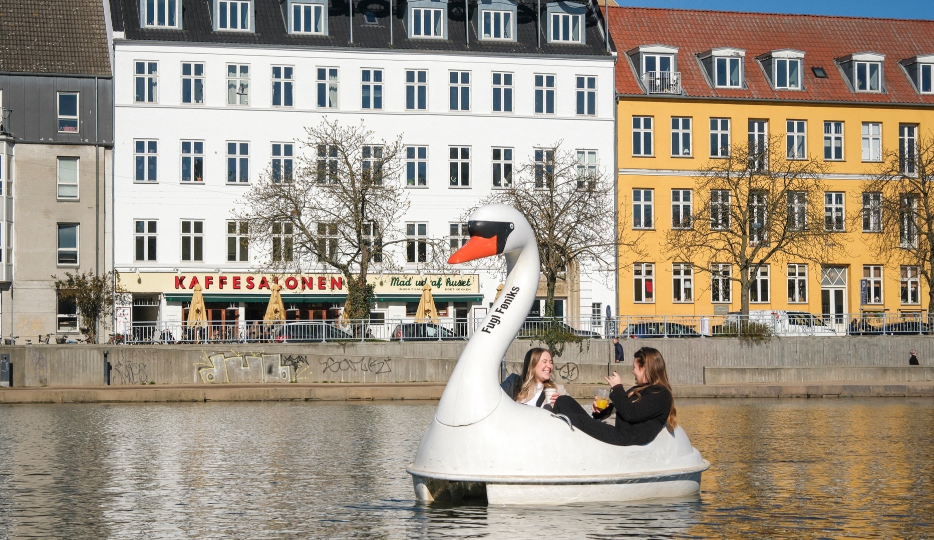 Nyd Sommervejret i en Svanebåd