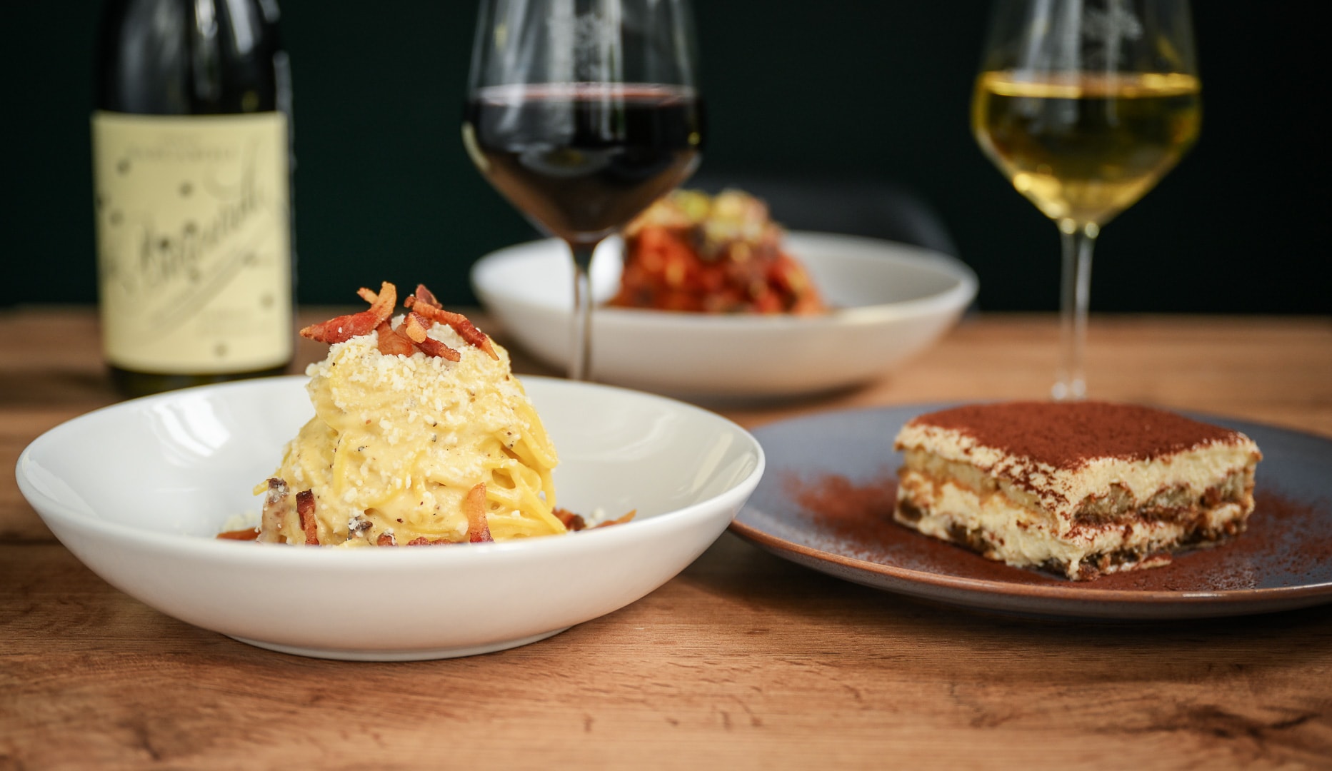 Valgfri Pasta + Tiramisu - Da Basso