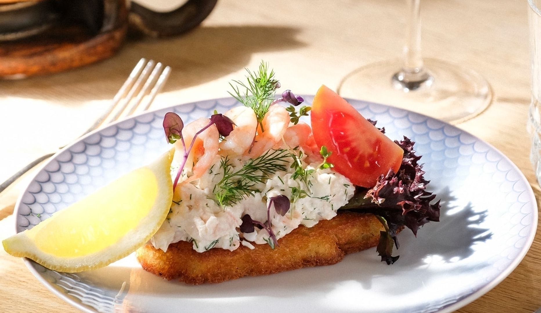 Udsøgt 3-retters menu på Gl. Humlebæk Kro