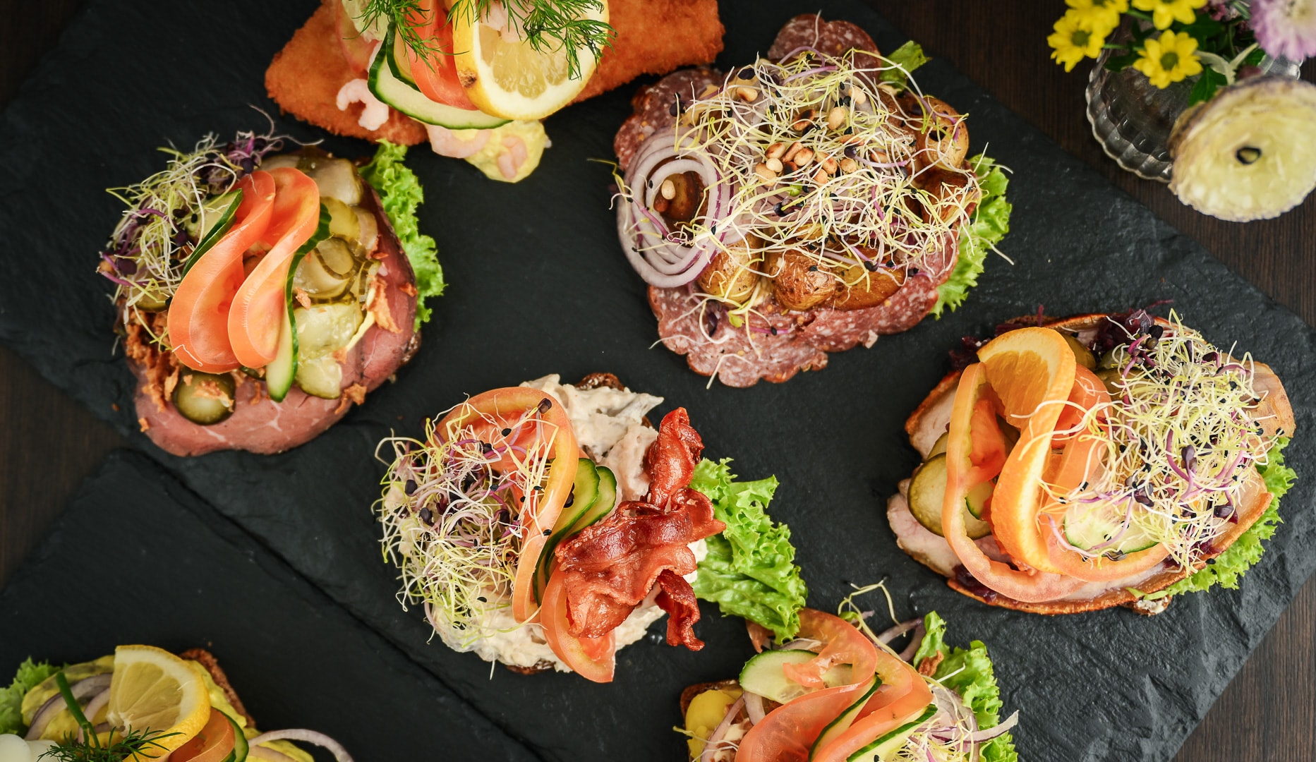 Luksus Smørrebrød + Dagens Dessert