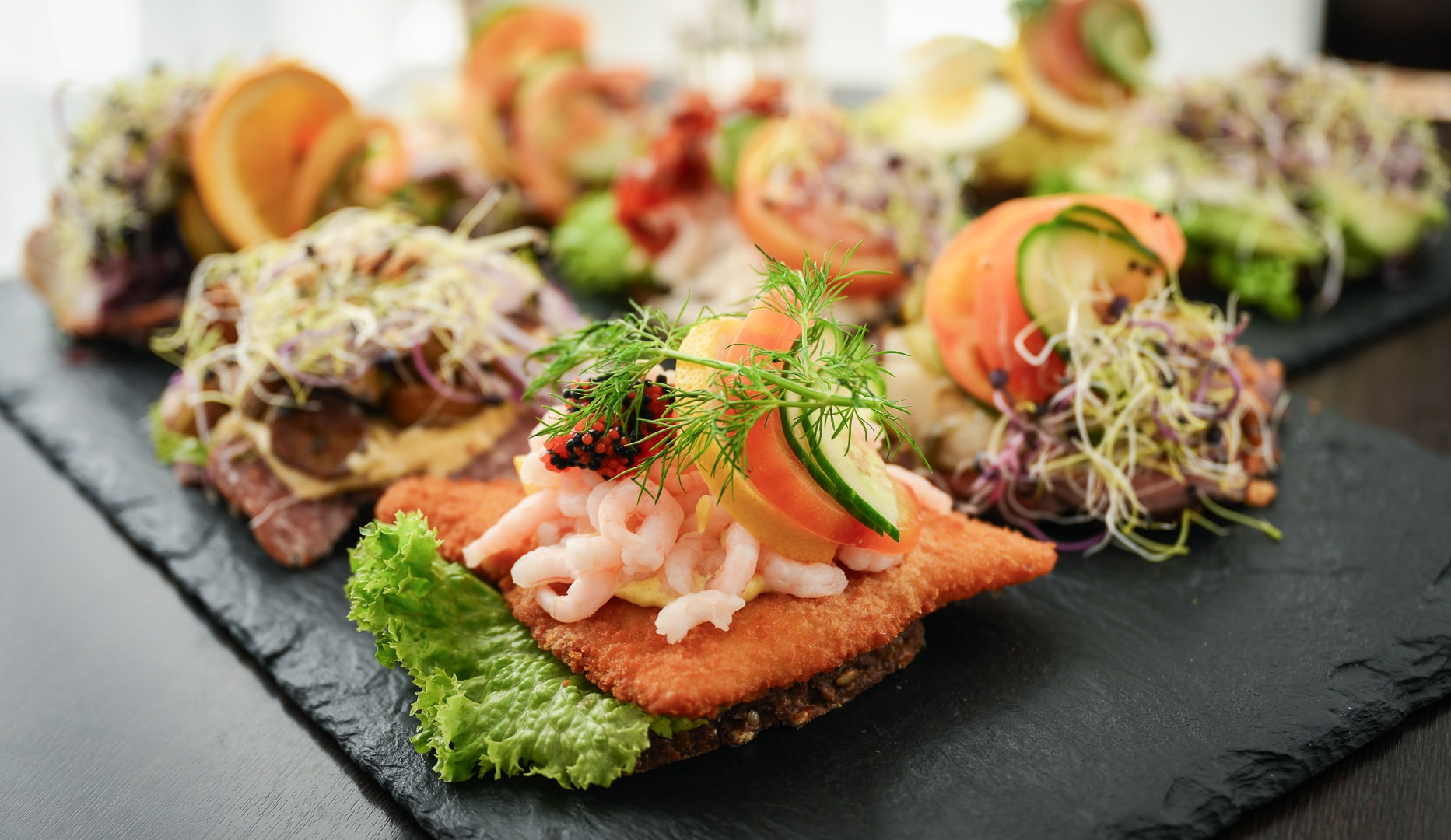 Luksus Smørrebrød + Dagens Dessert