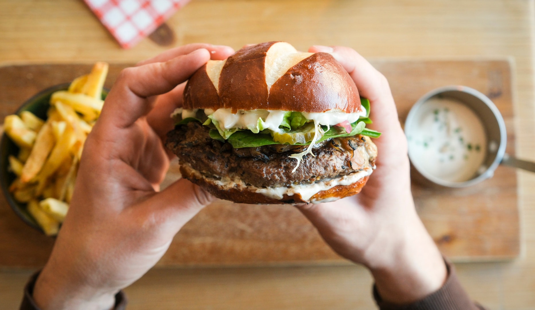Gourmetburger + Fritter - Cocorico 