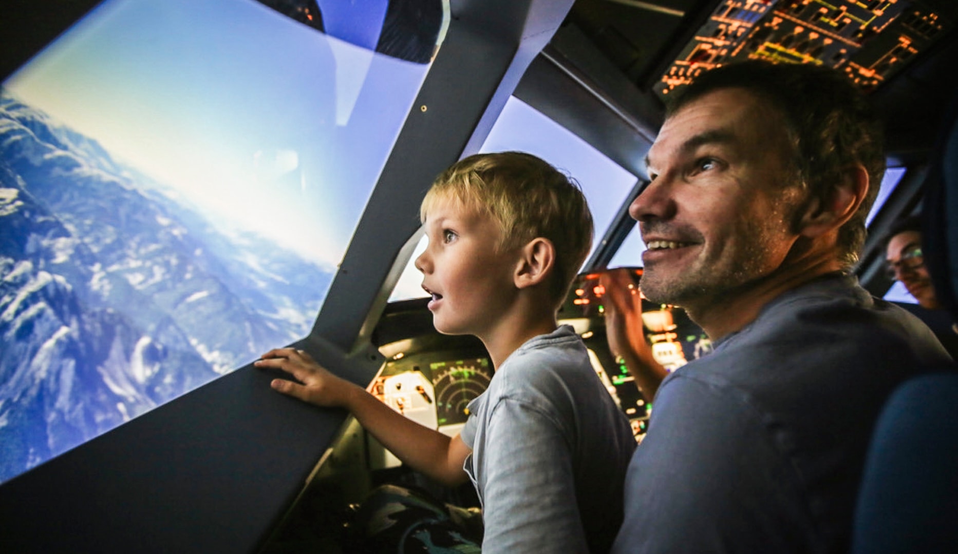 Fly-Simulator for 2 personer