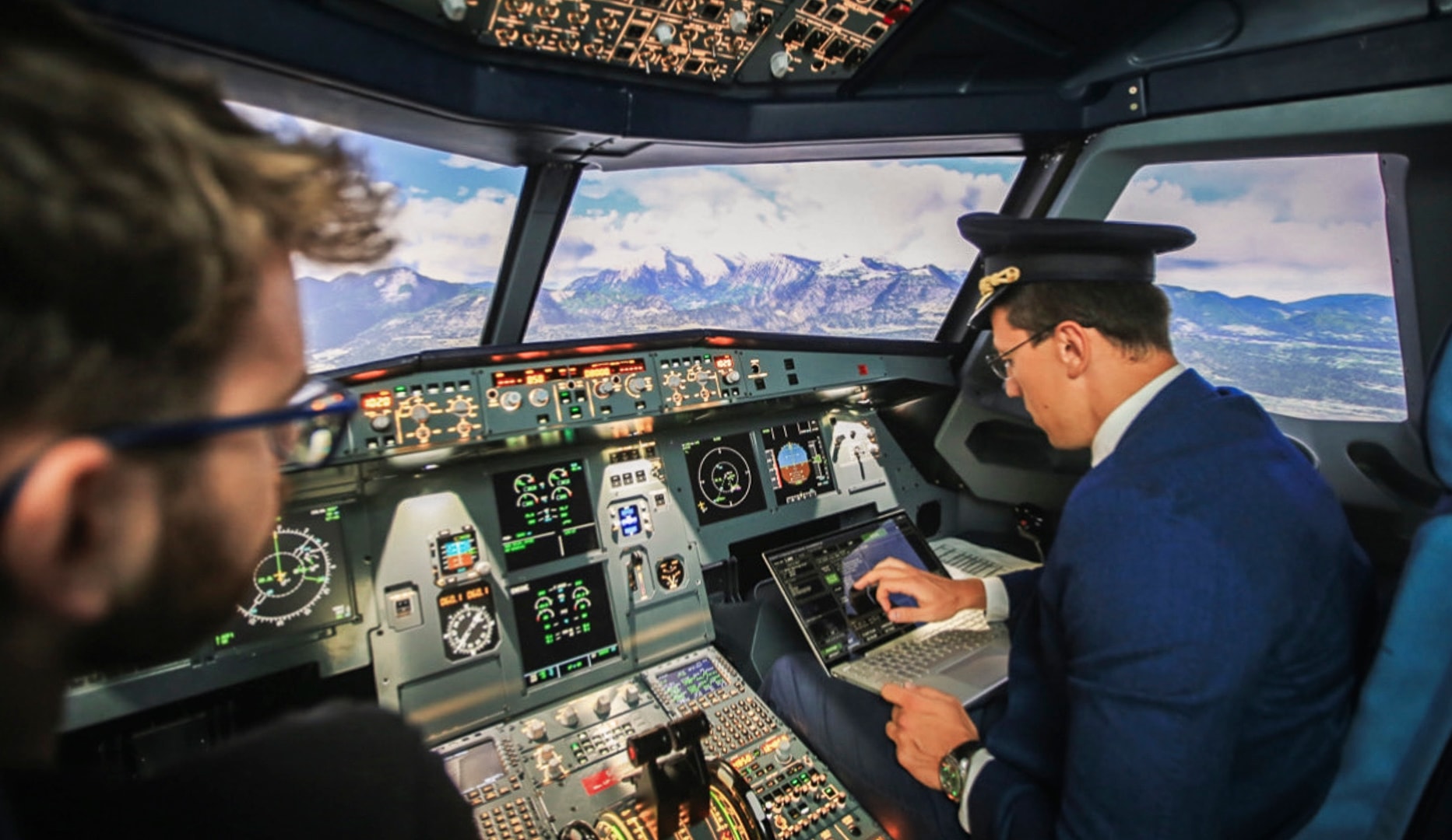 Fly-Simulator for 2 personer