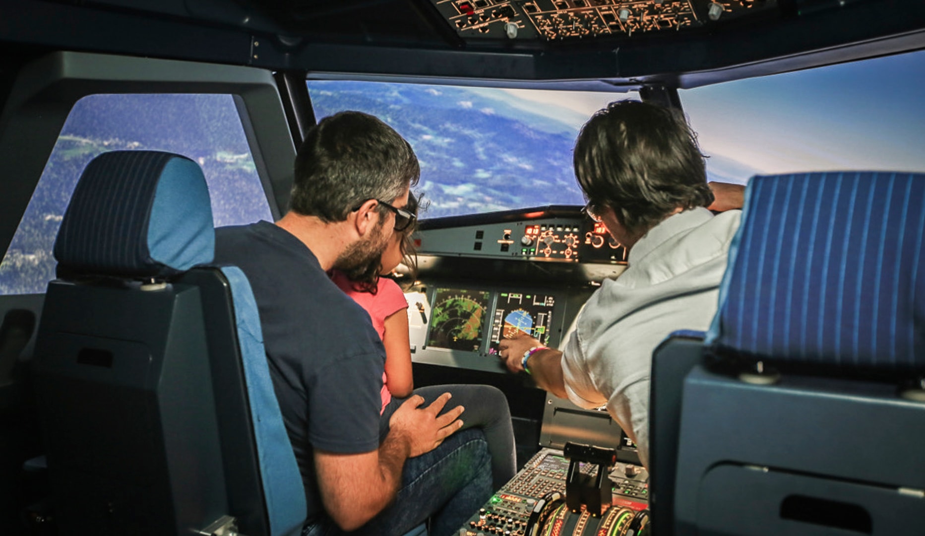 Fly-Simulator for 2 personer