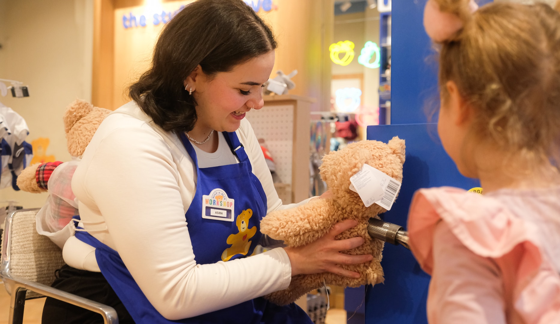 Frit valg i Build a Bear-butikken