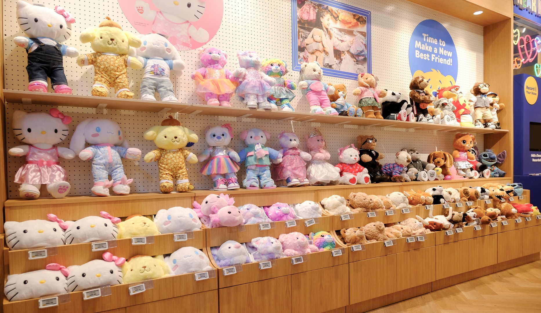 Frit valg i Build a Bear-butikken