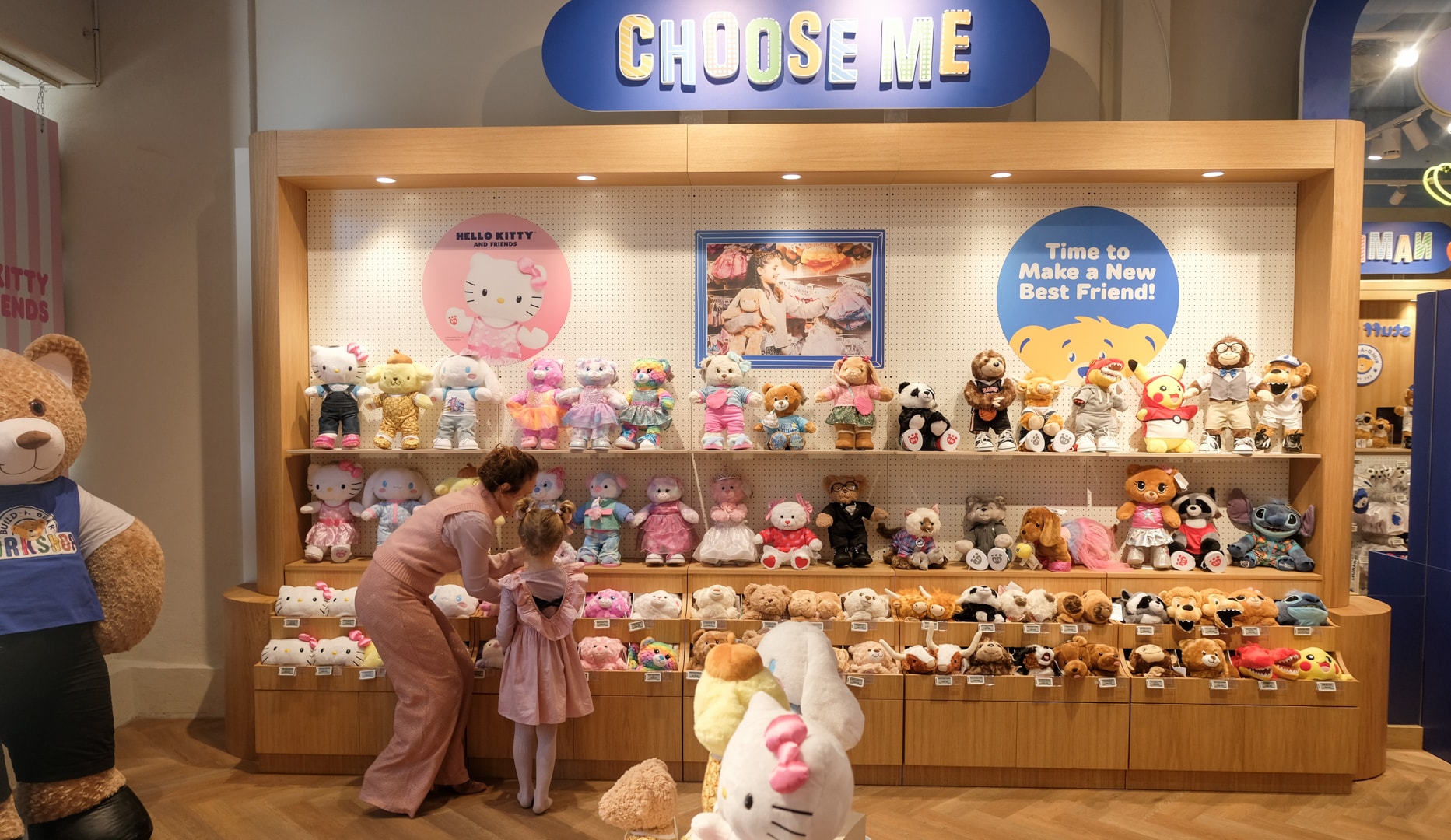 Frit valg i Build a Bear-butikken