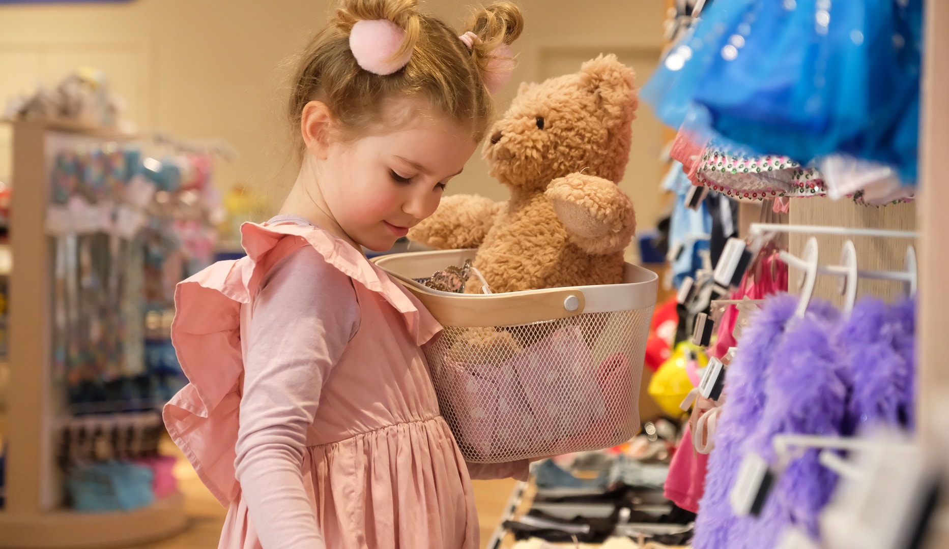 Frit valg i Build a Bear-butikken