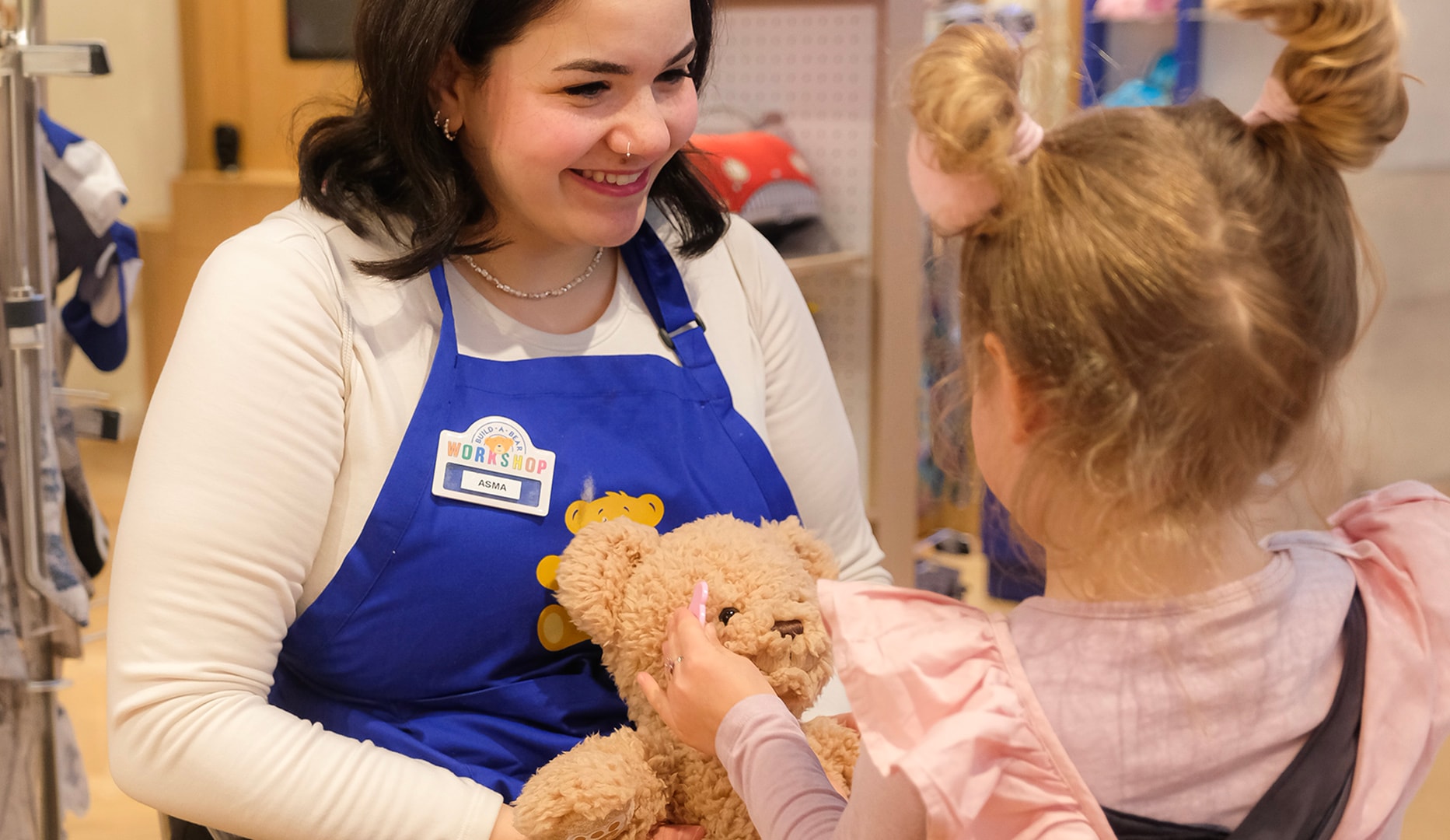 Frit valg i Build a Bear-butikken