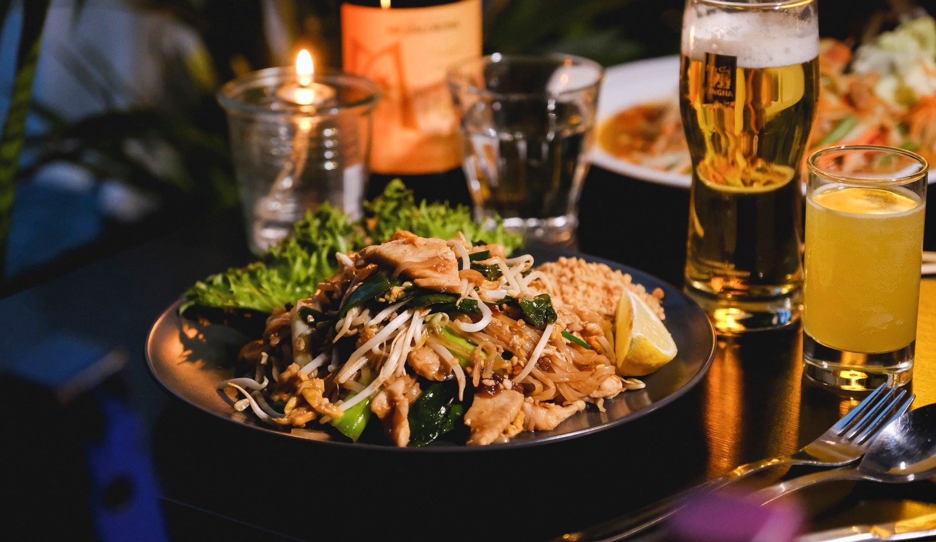 Valgfri menu hos Min Thai