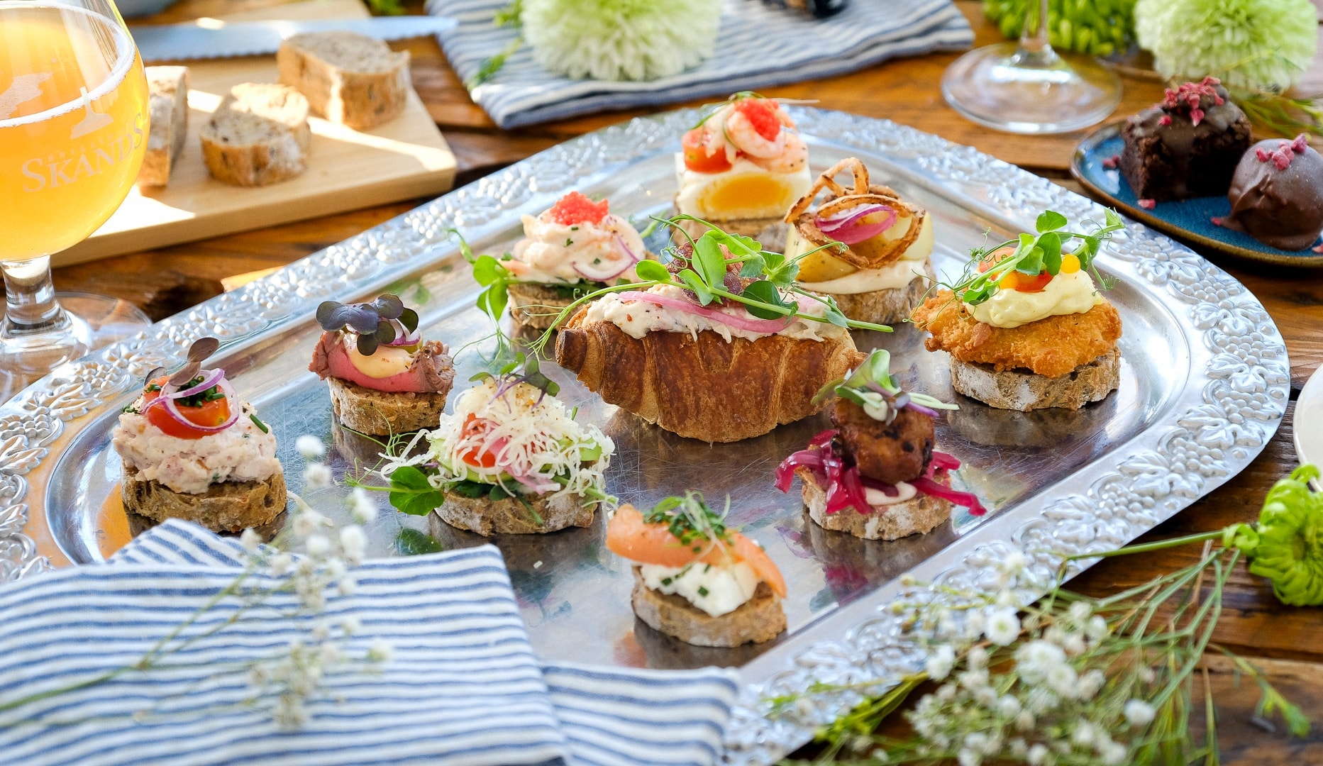 Mini-smørrebrød i Topklasse fra Florie