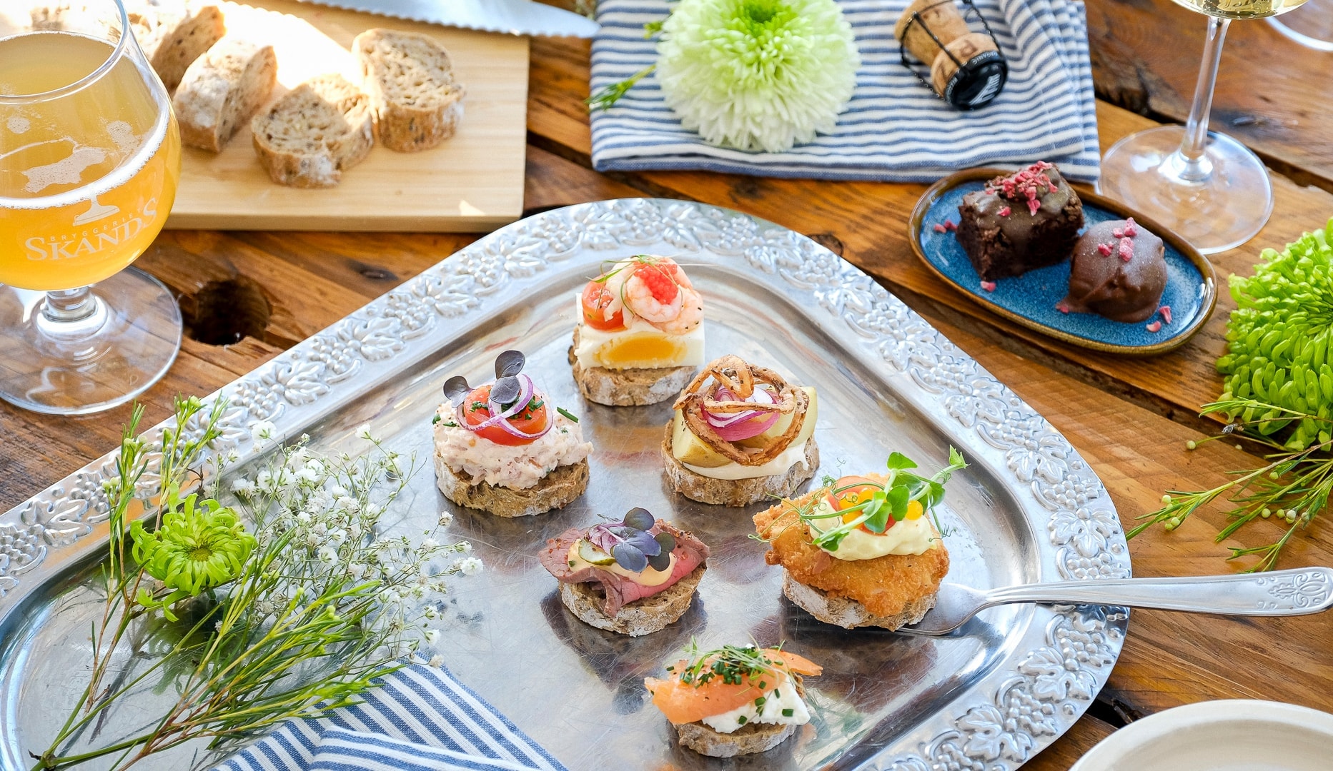 Mini-smørrebrød i Topklasse fra Florie