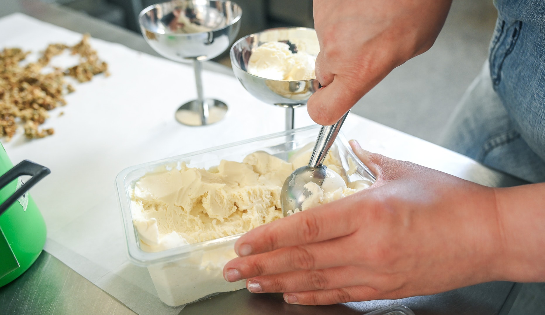 Affogato for 2 hos Kær Kaffebar