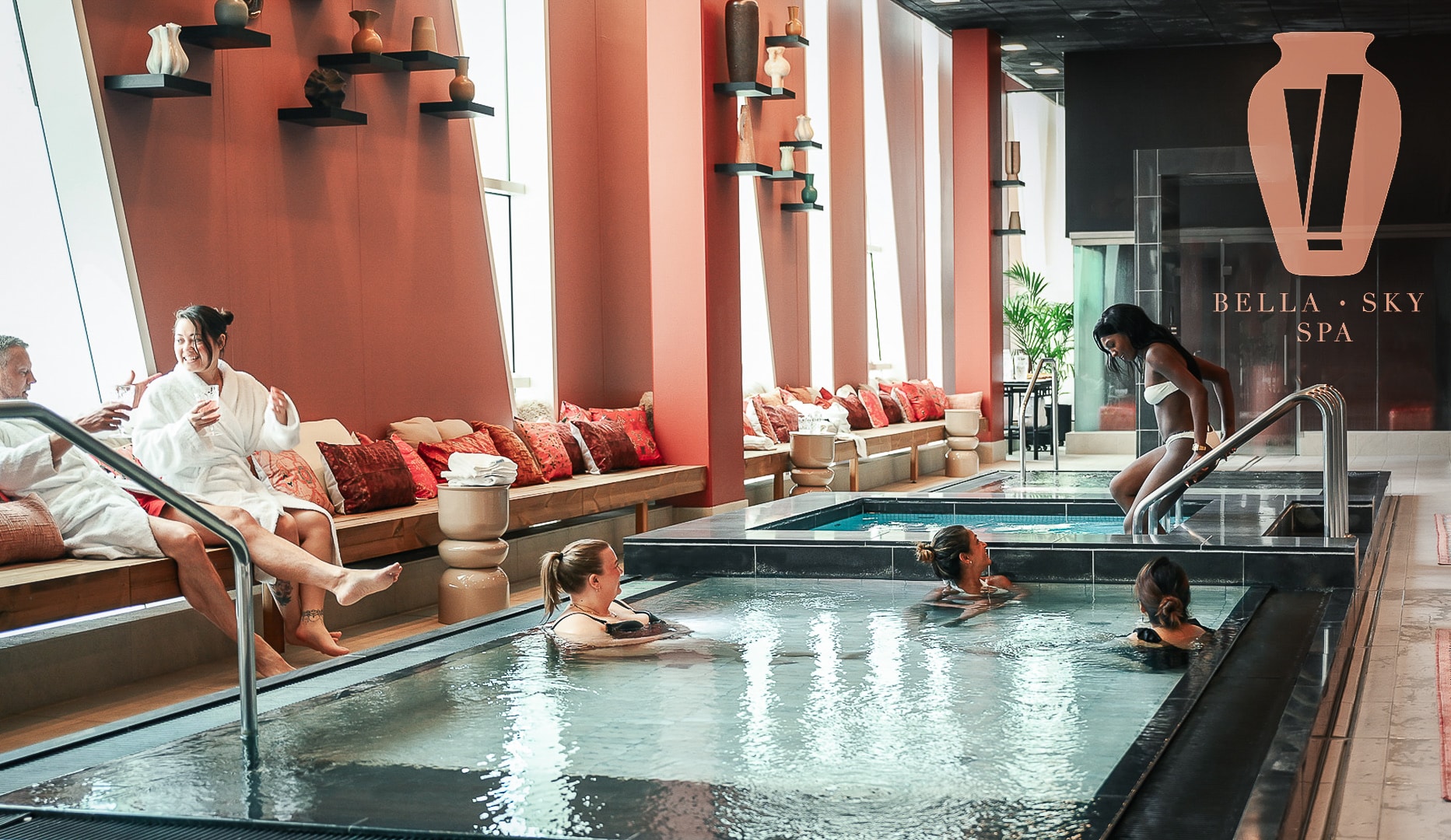 Sanselig Spa & Saunagus på Bella Sky