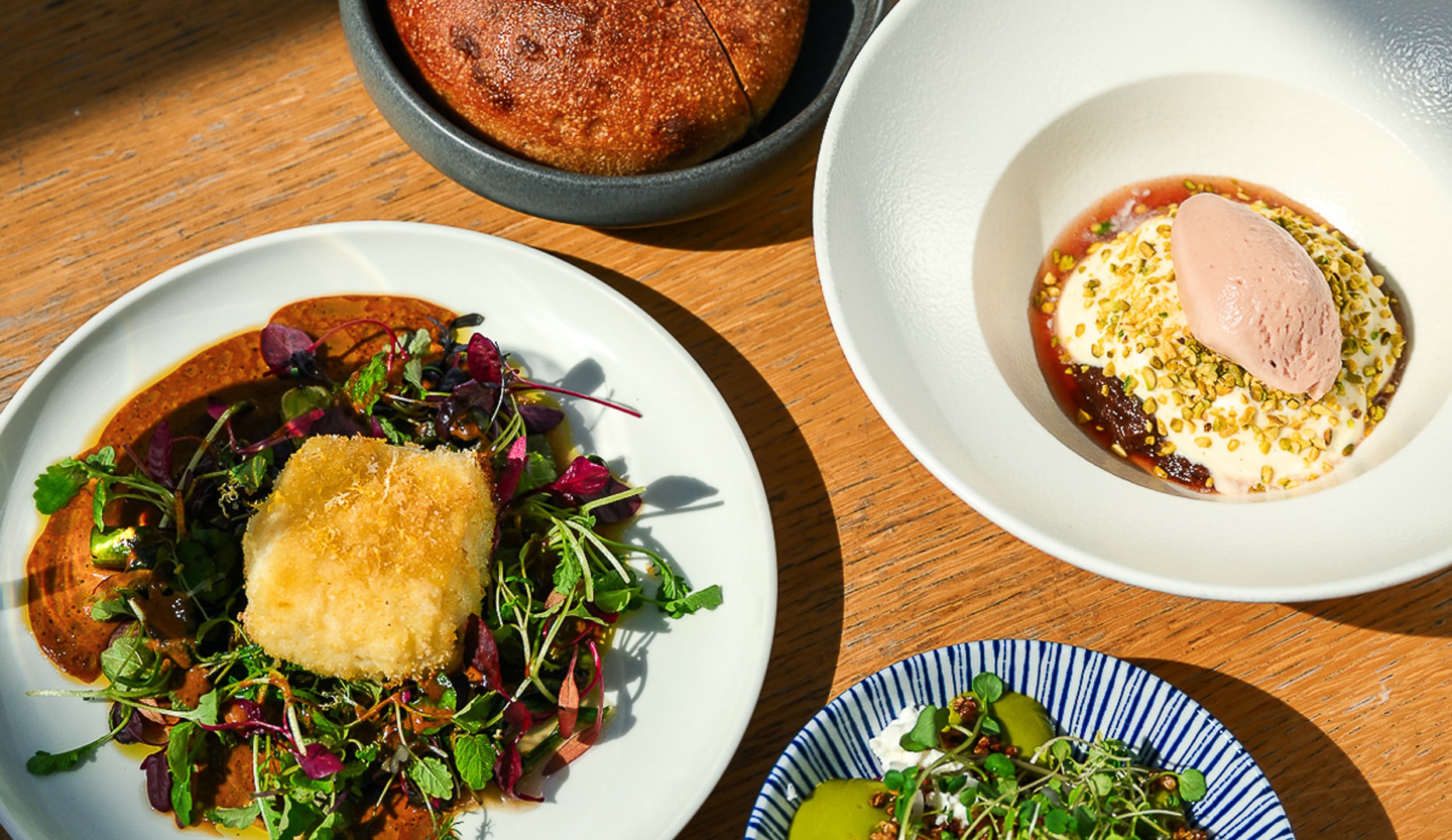 4-Retters Frokostmenu på Gemini