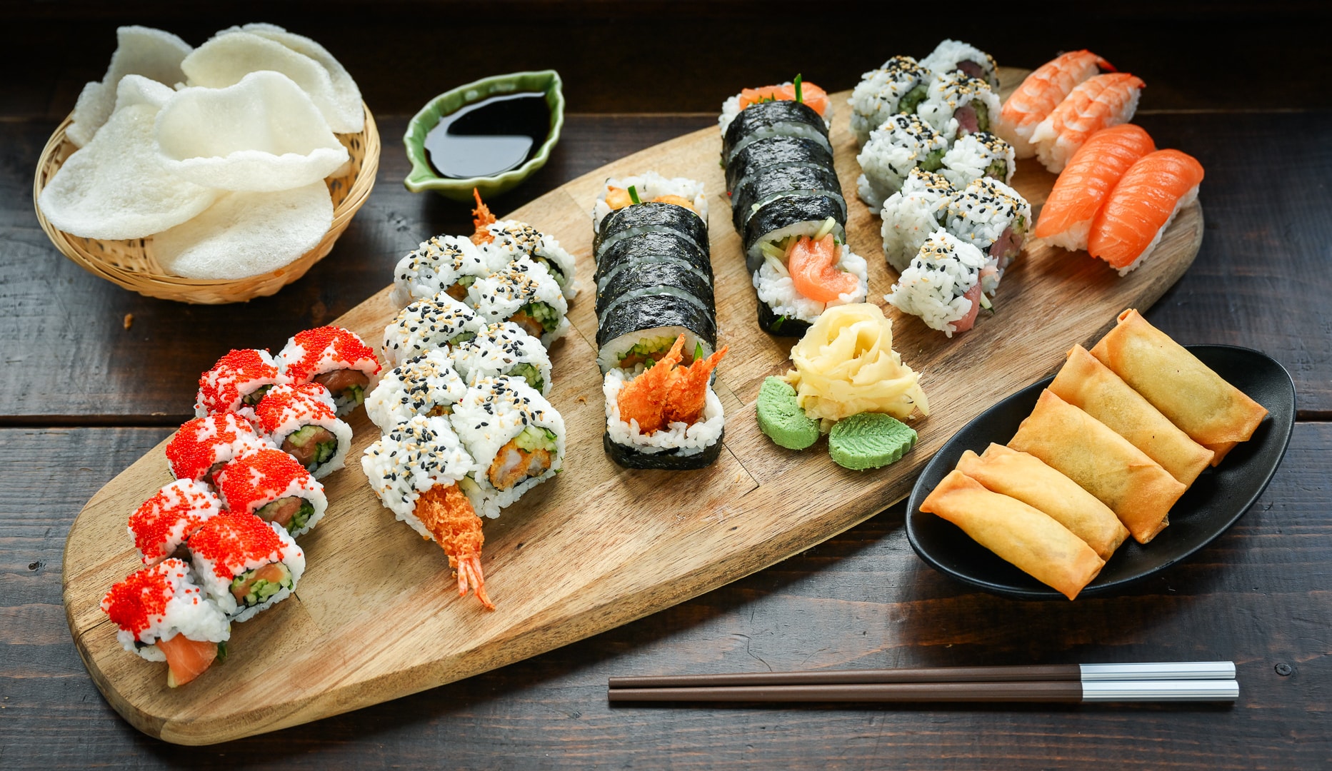 Sushi i Hellerup - Menuer m. 46/62 stk.