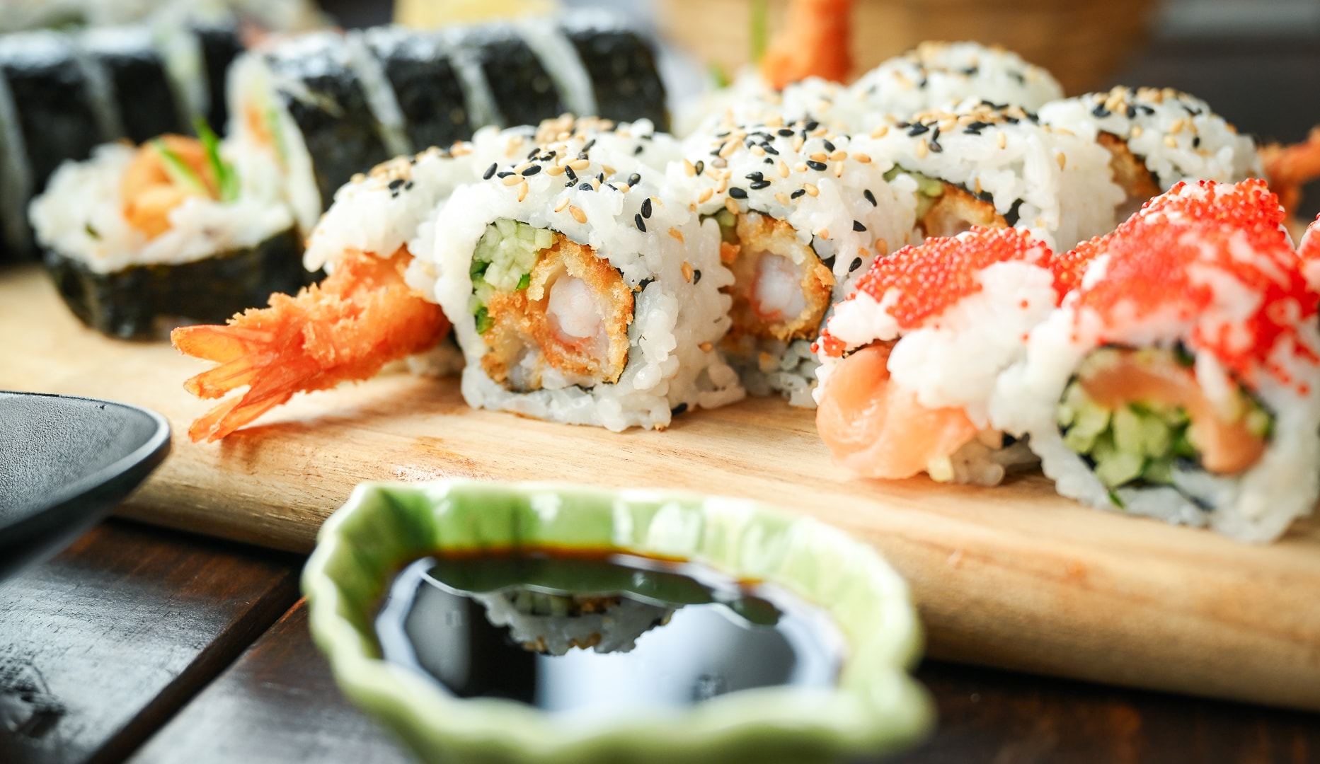 Sushi i Hellerup - Menuer m. 46/62 stk.