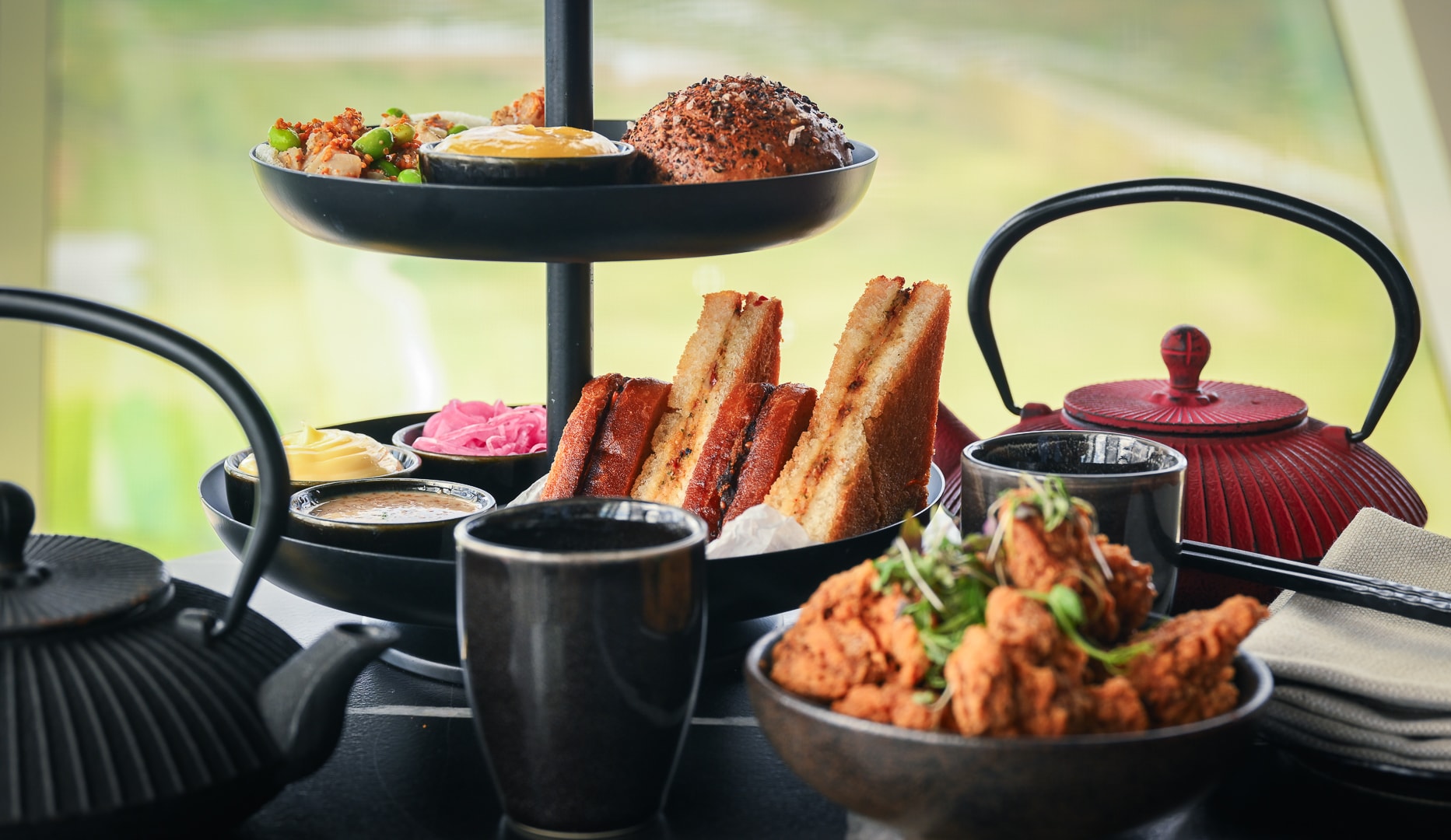 Asiatisk Afternoon Tea på SUKAIBA