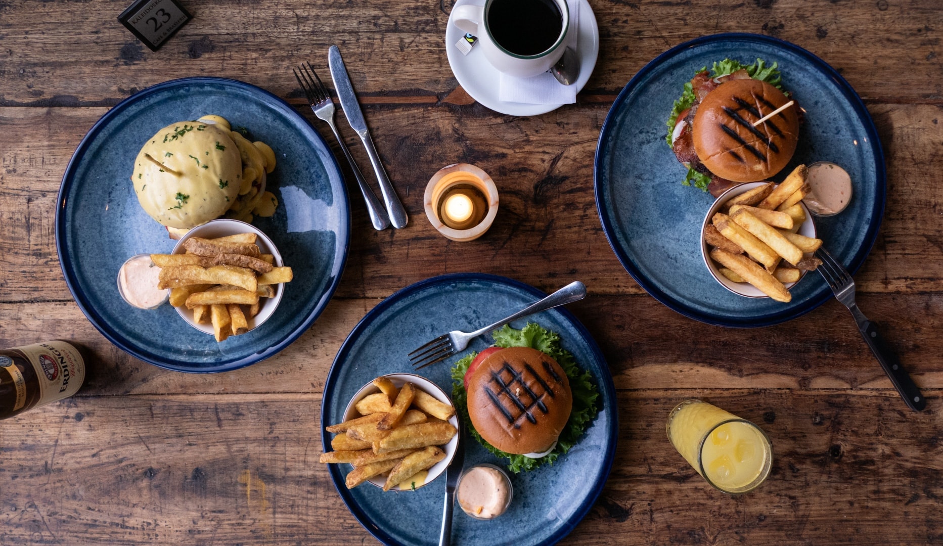 Valgfri Burgermenu - Cafe Kaleidoskop