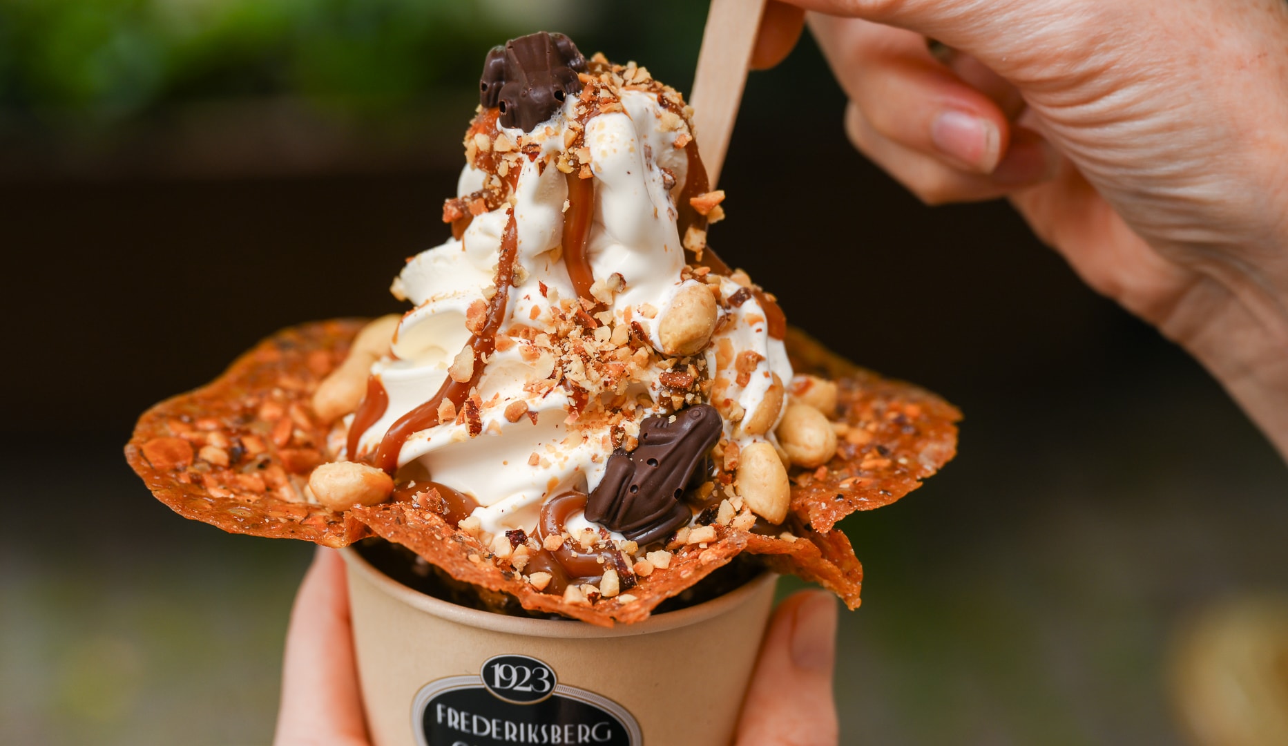 Florentiner Sundae - Frb. Chokolade