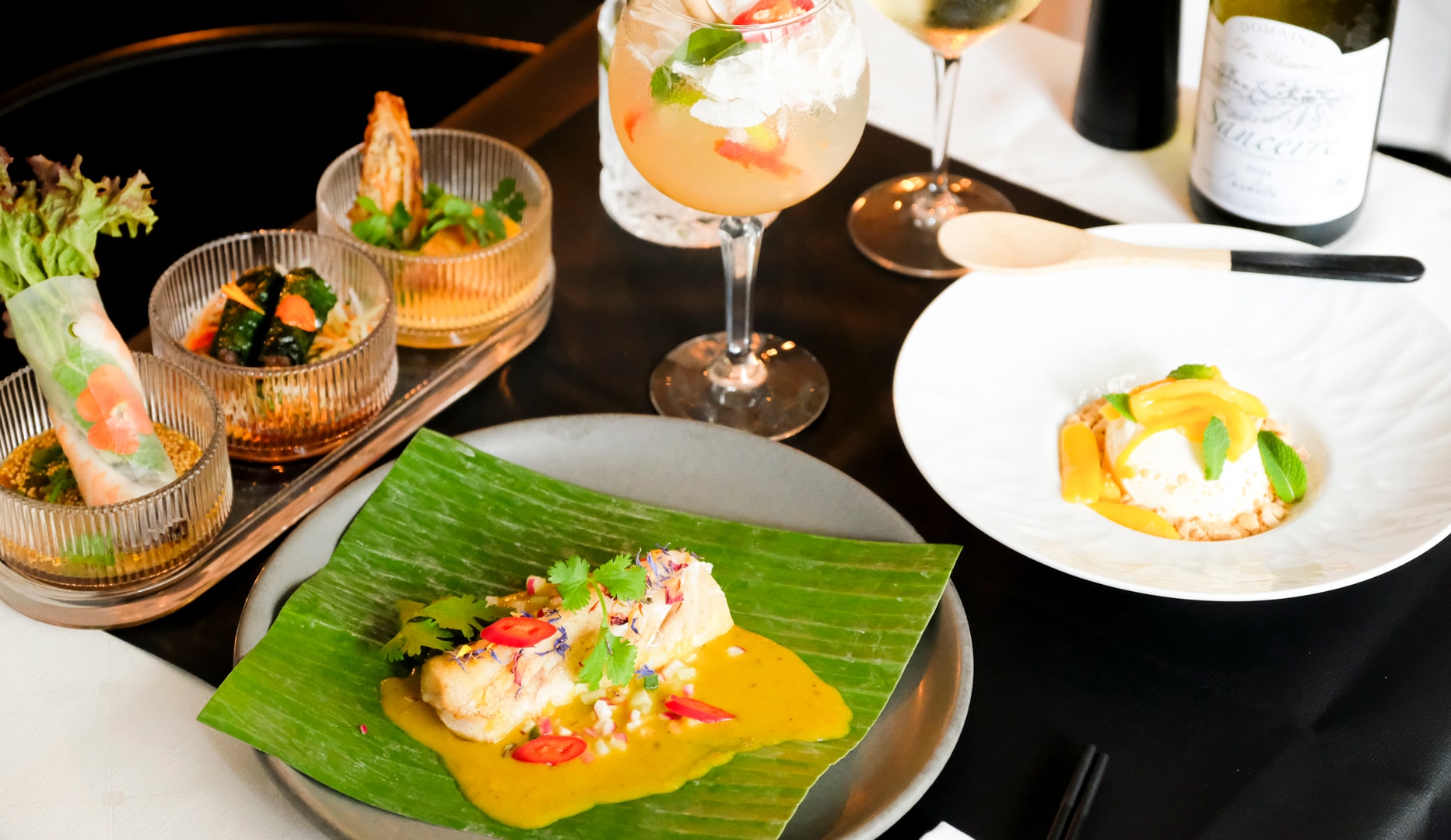 Vietnam Meets Nordic Fire: 3-Retters Signaturmenu & Cocktail hos The Vietnamese