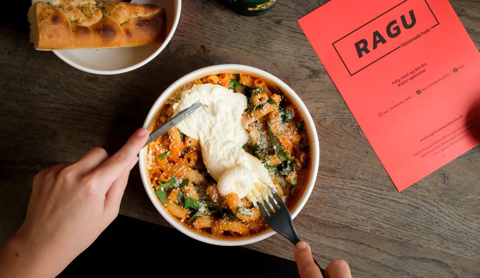 ½ PRIS: Valgfri Pastaret hos RAGU