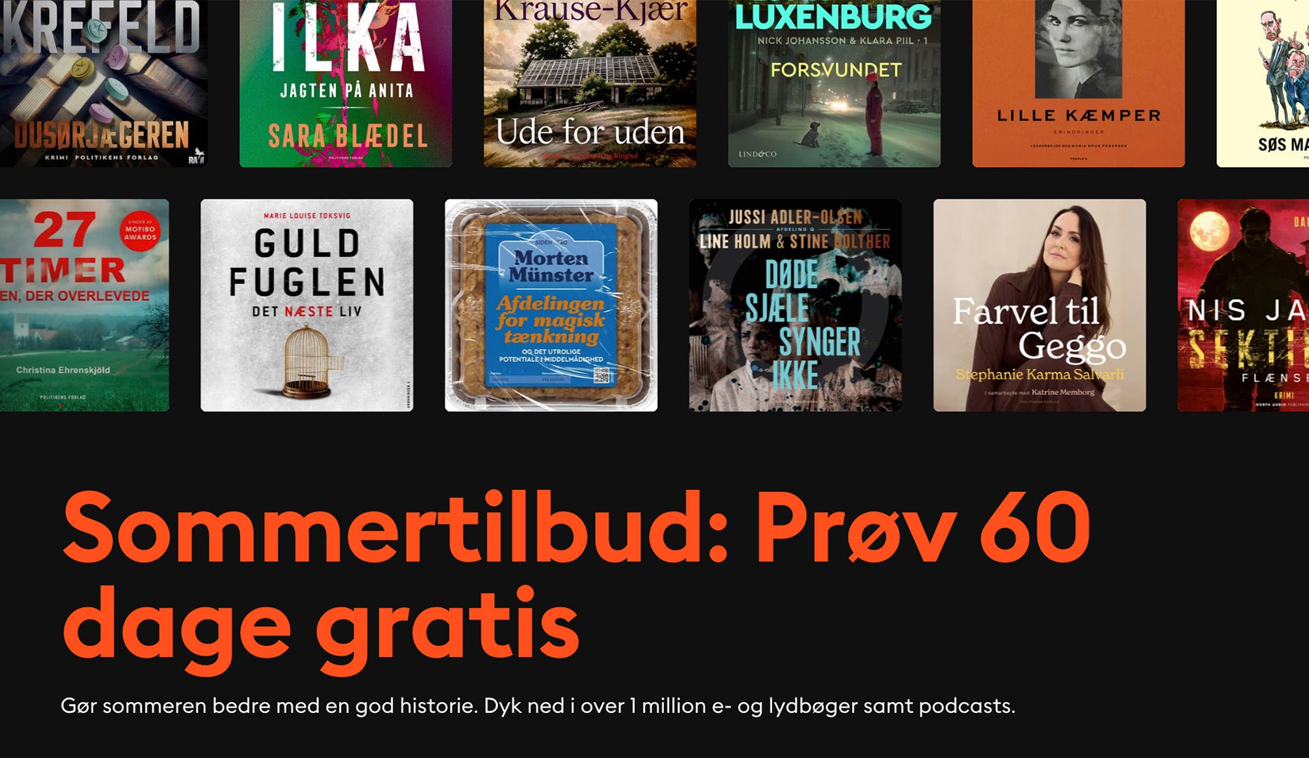 60 Dages Gratis Mofibo