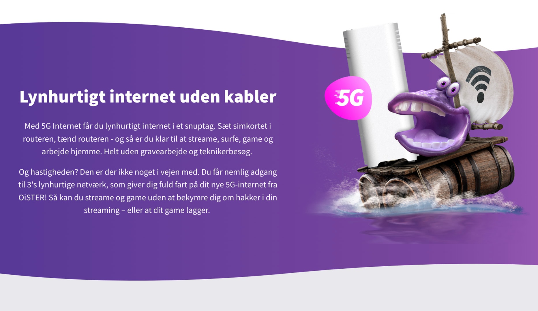 SPAR 50 % PÅ DIT INTERNET - OiSTER