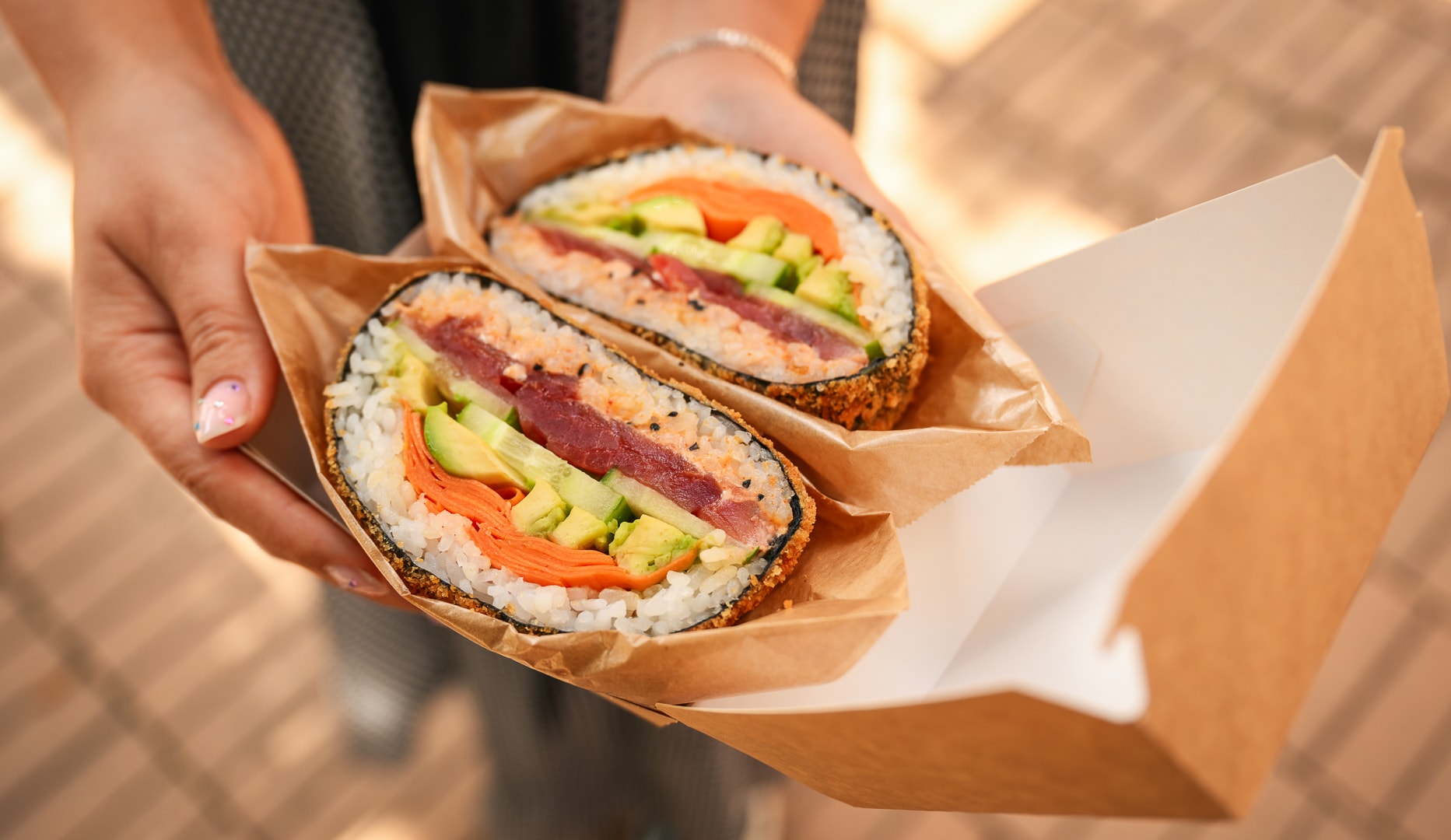 Valgfri Sushi Burger - On A Roll